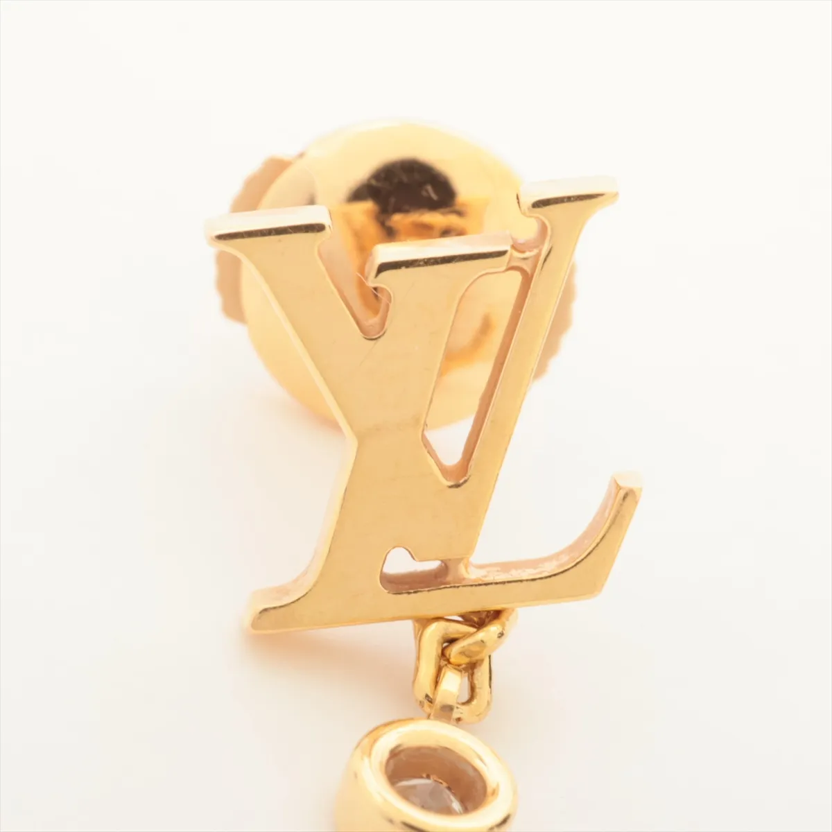 Puss Ideal Blossom LV Diamond Single Earrings 750(YG) 1.1g D45318 Metal thread No catch brand stamp — view 5
