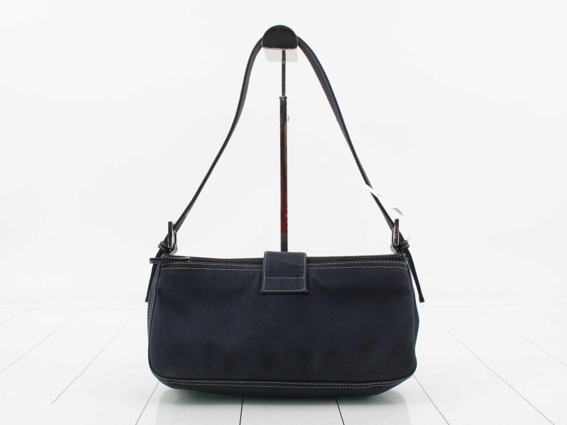 Mamma Bucket Denim Marble Indigo Shoulder Bag (One-Shoulder) — view 2