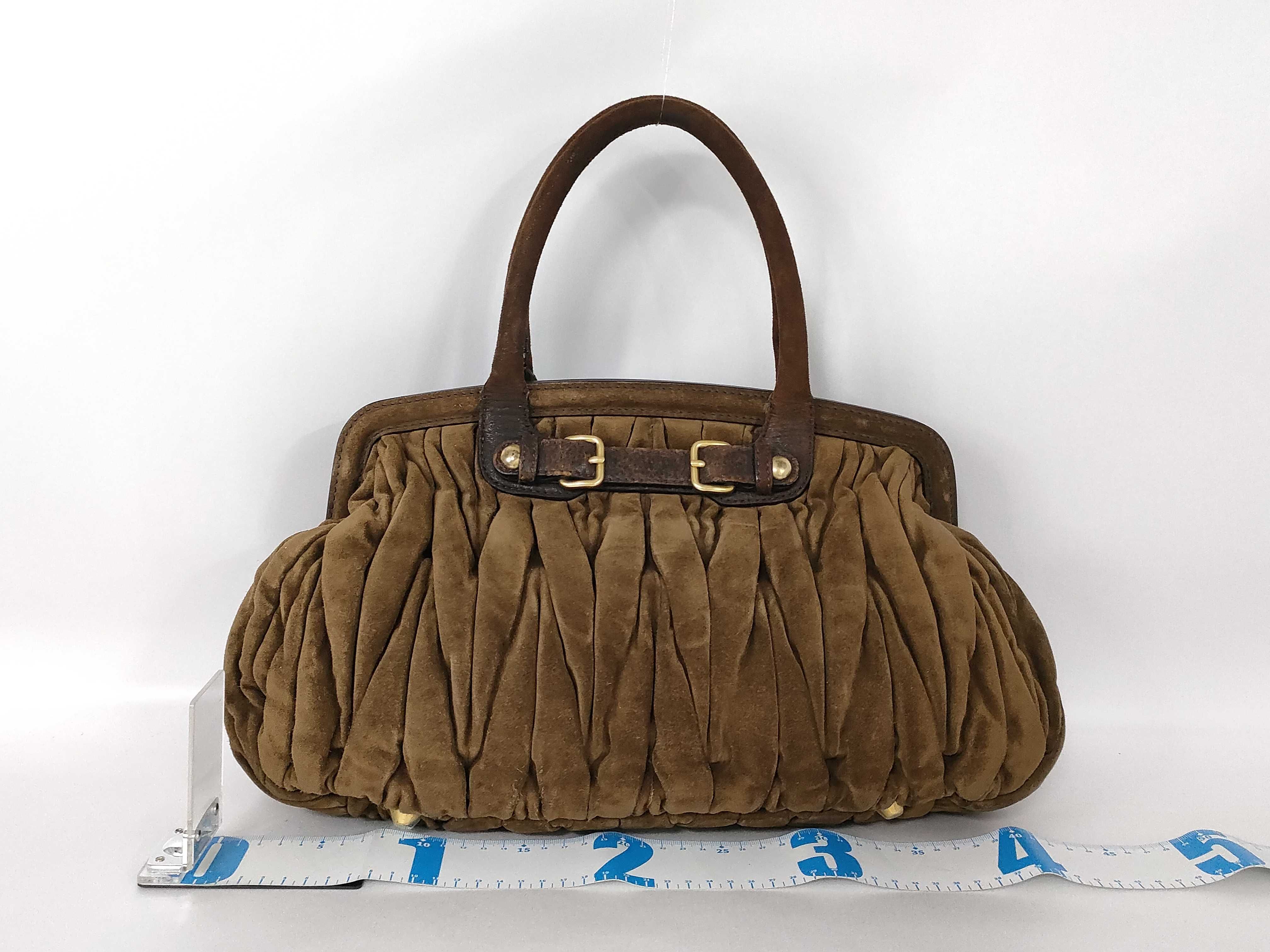 suede handbag — view 2