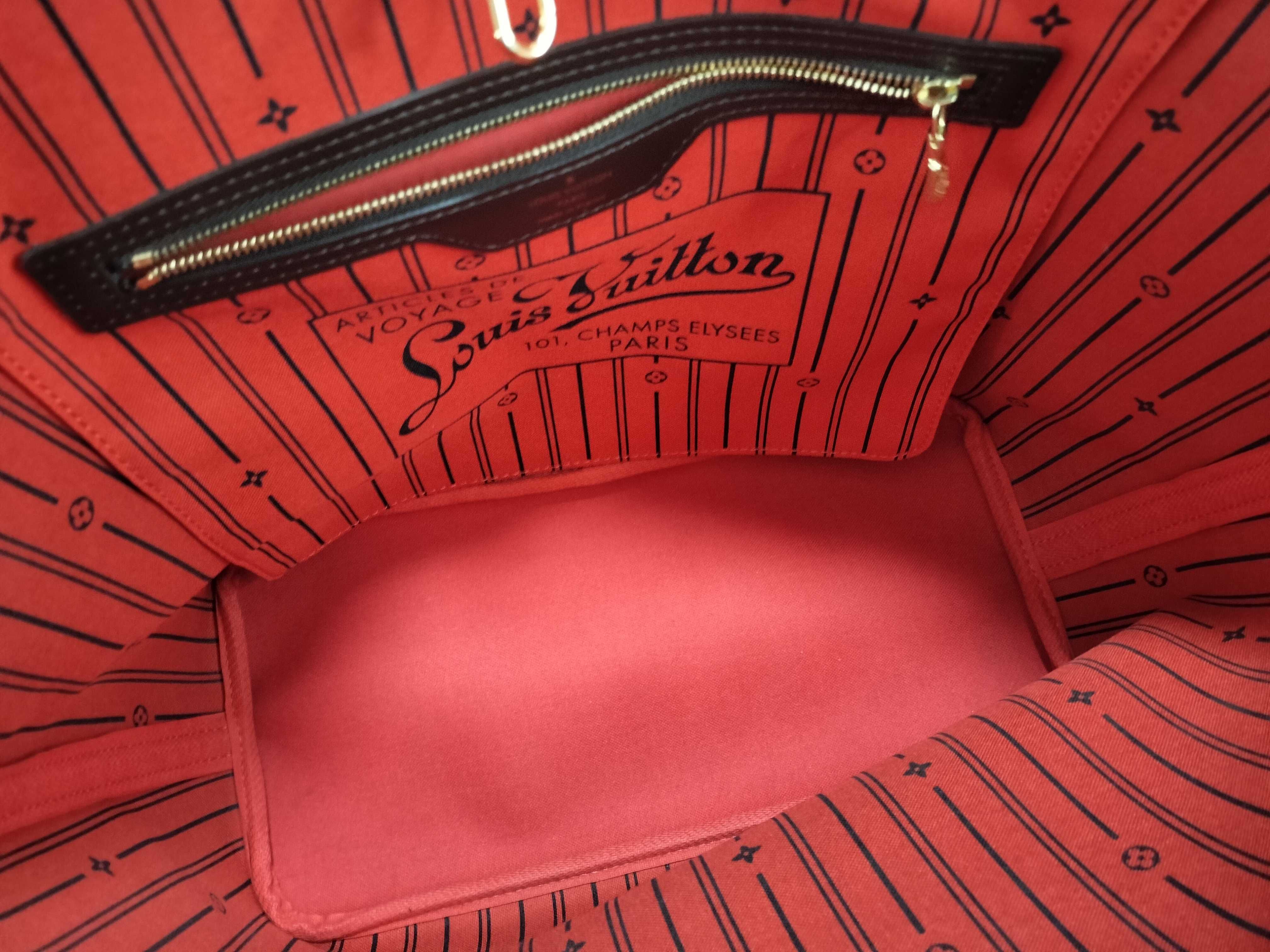 Damier Neverfull MM Tote Bag N51105 — view 9