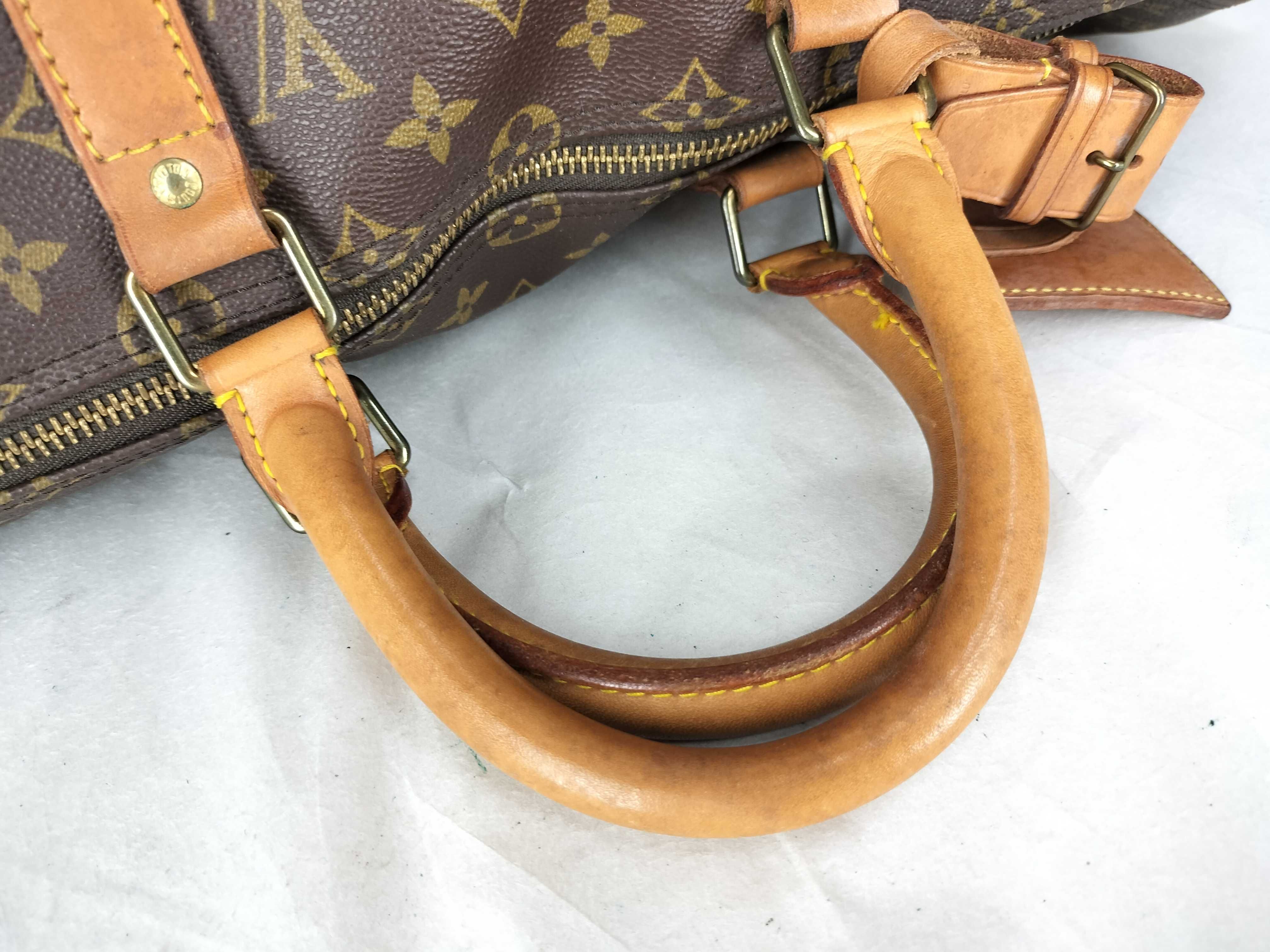 Monogram LV Monogram Keepall Bandoulière 50 M41416 Boston bag with shoulder strap — view 4
