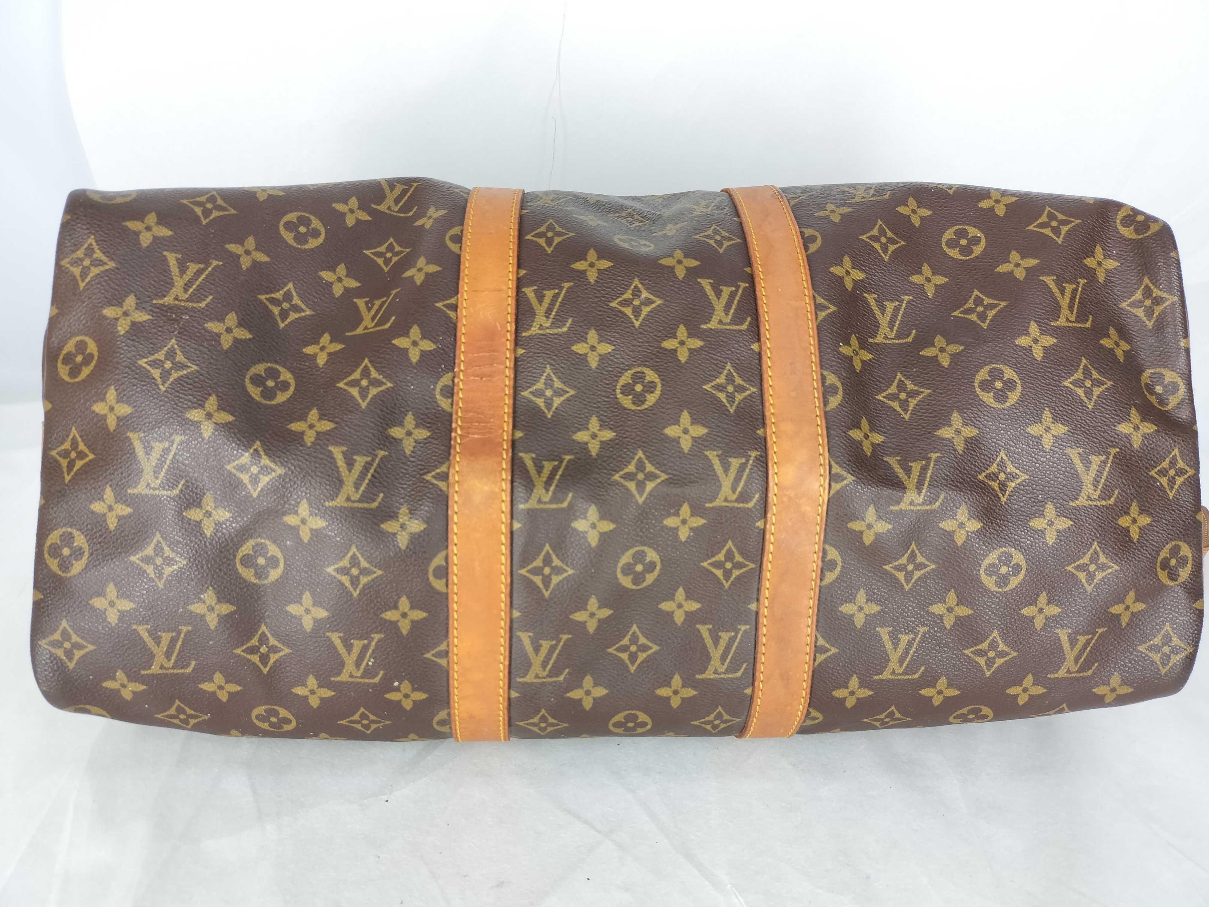 Monogram LV Monogram Keepall Bandoulière 50 M41416 Boston bag with shoulder strap — view 10