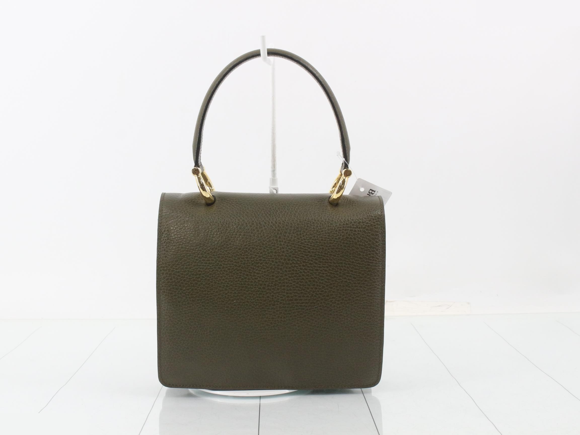 Leather Gancini handbag — view 2