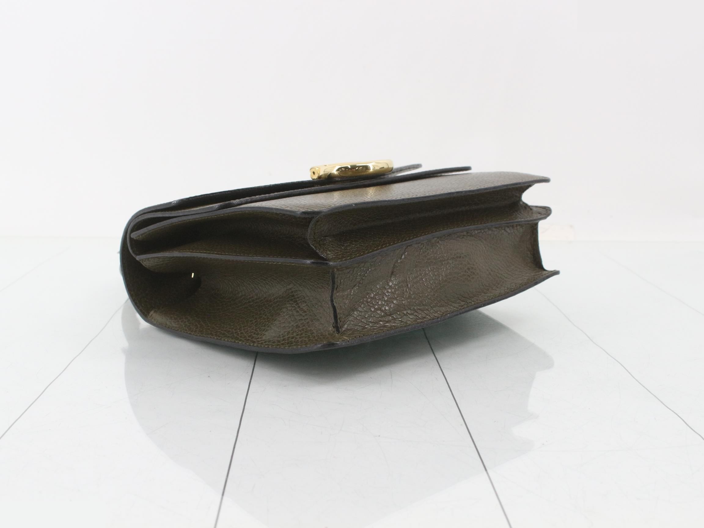 Leather Gancini handbag — view 5