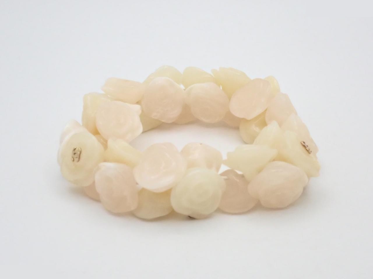 Camellia Bracelet 02P, Coco Mark, Gold Hardware — view 2
