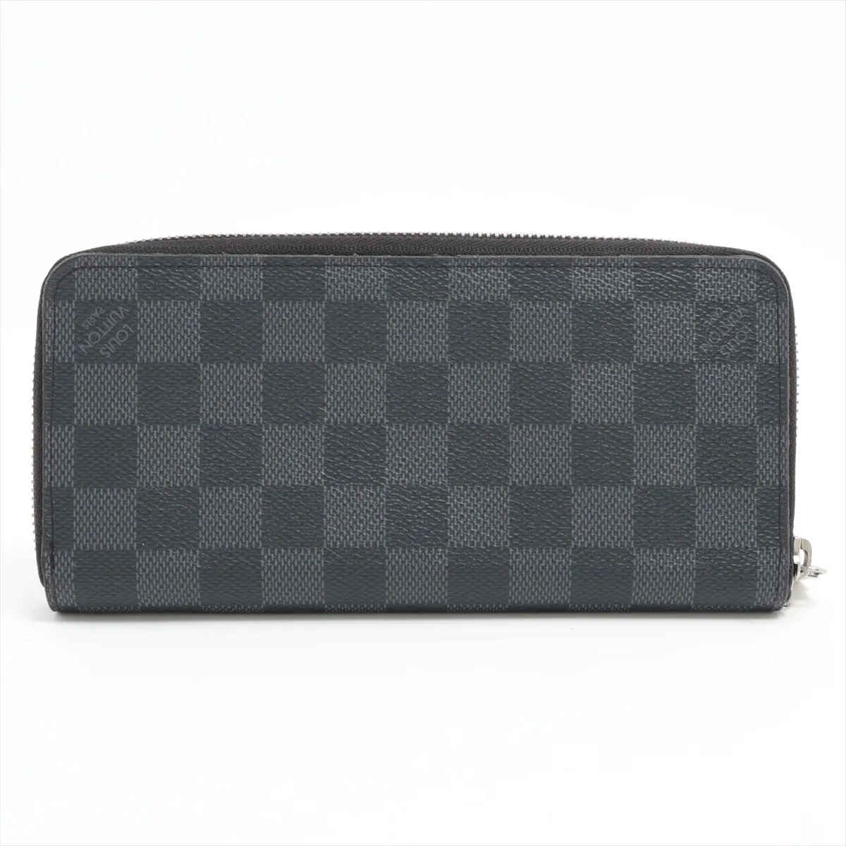 Damier Graphite Zippy Wallet Horizontal N00056 Noir Round Zip Wallet — view 2