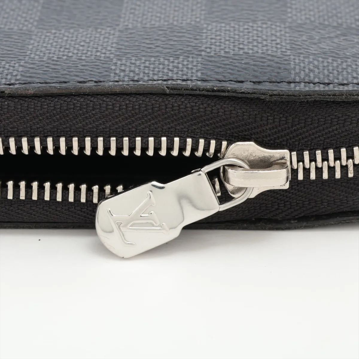 Damier Graphite Zippy Wallet Horizontal N00056 Noir Round Zip Wallet — view 12