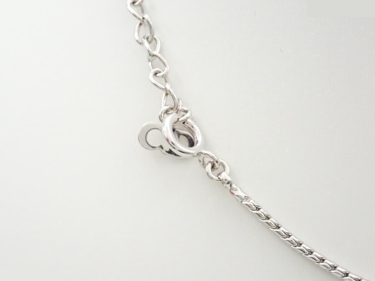 necklace silver with stone chain approx. 40cm — view 2