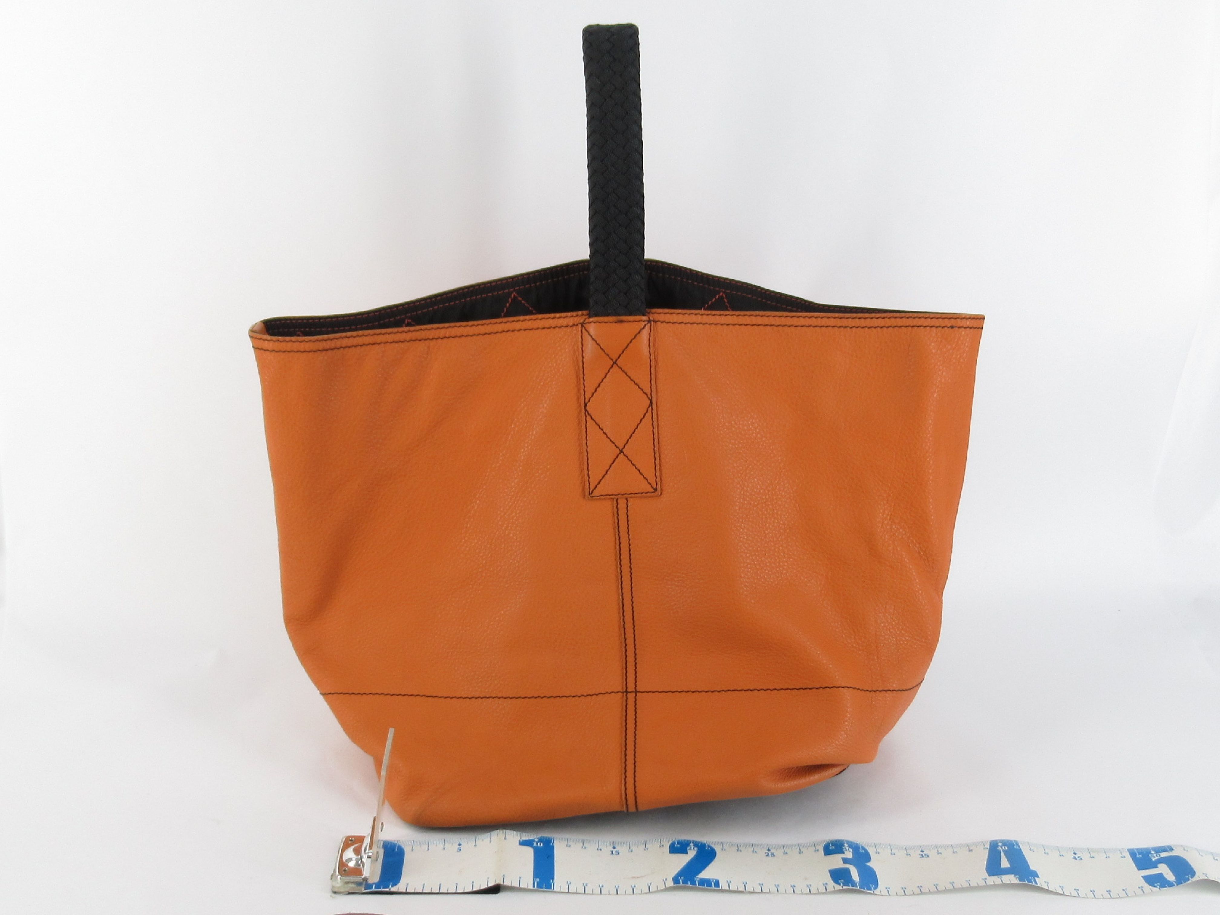 Leather Shoulder Bag, Woven Shoulder Bag — view 2