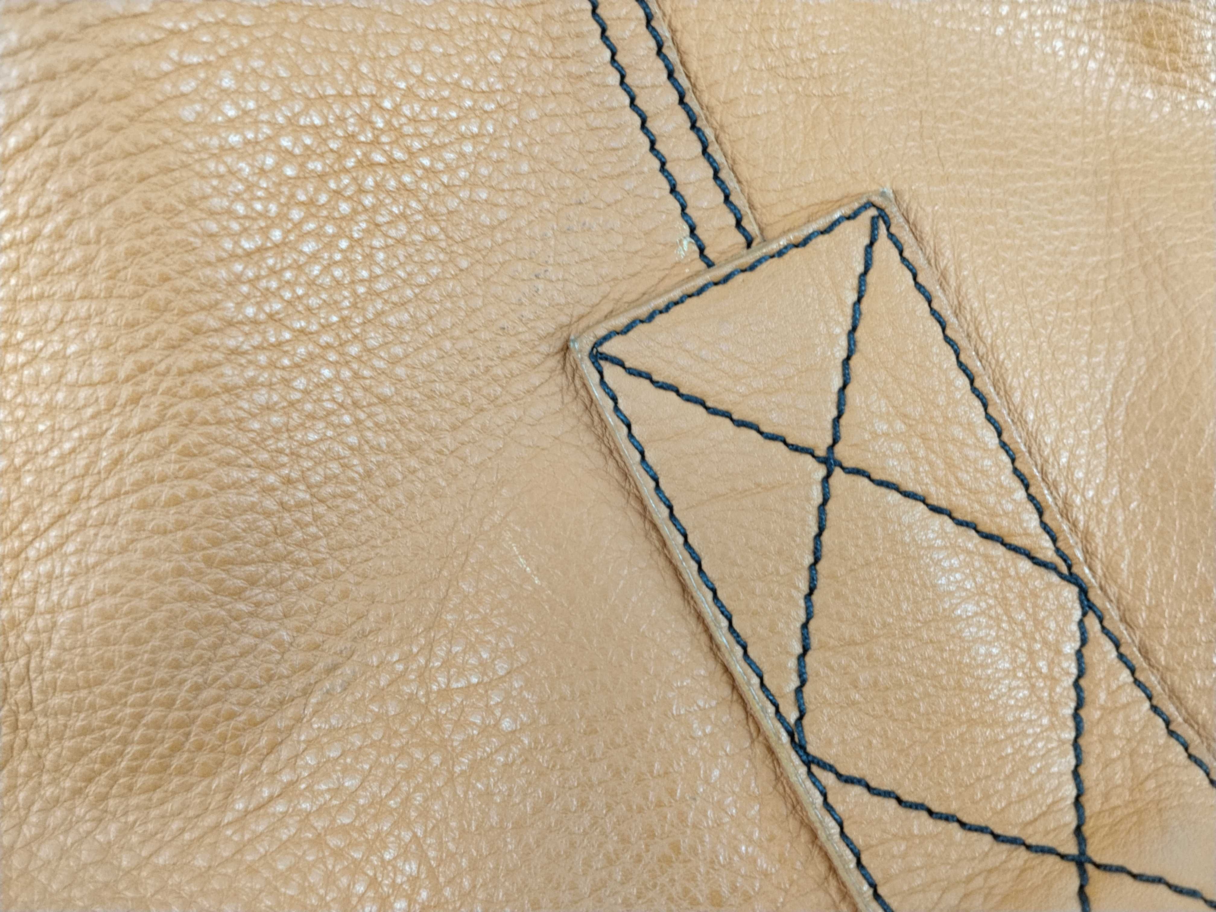 Leather Shoulder Bag, Woven Shoulder Bag — view 14