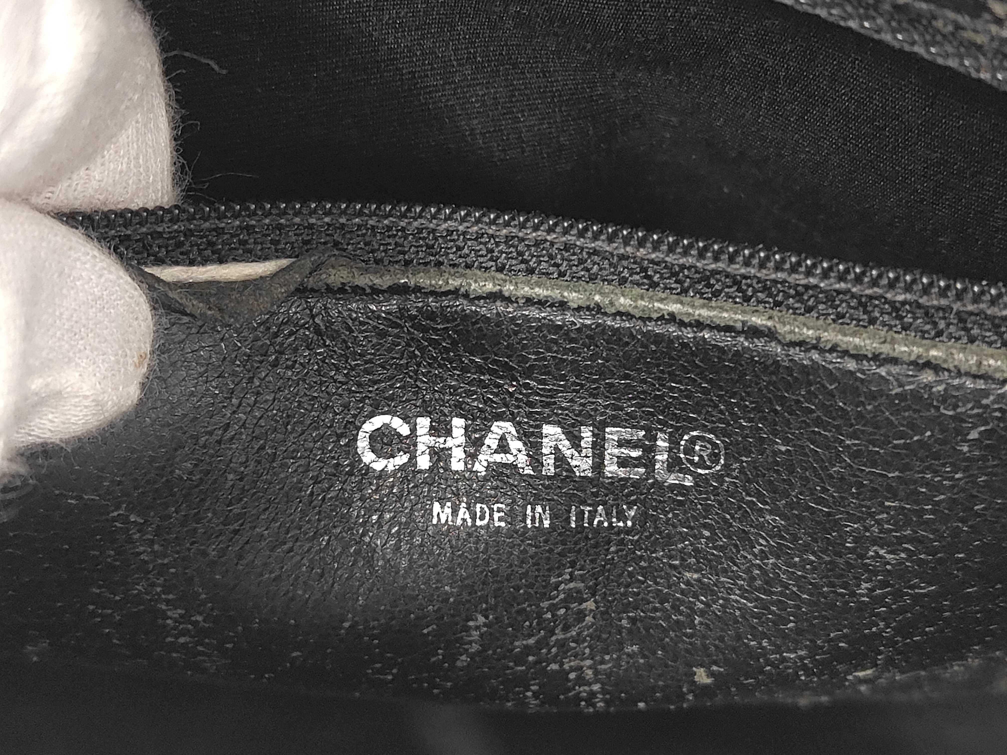 Reissue Tote Bag, Silver Hardware, Black Caviar Leather, Serial Number 7 (7277172) — view 10