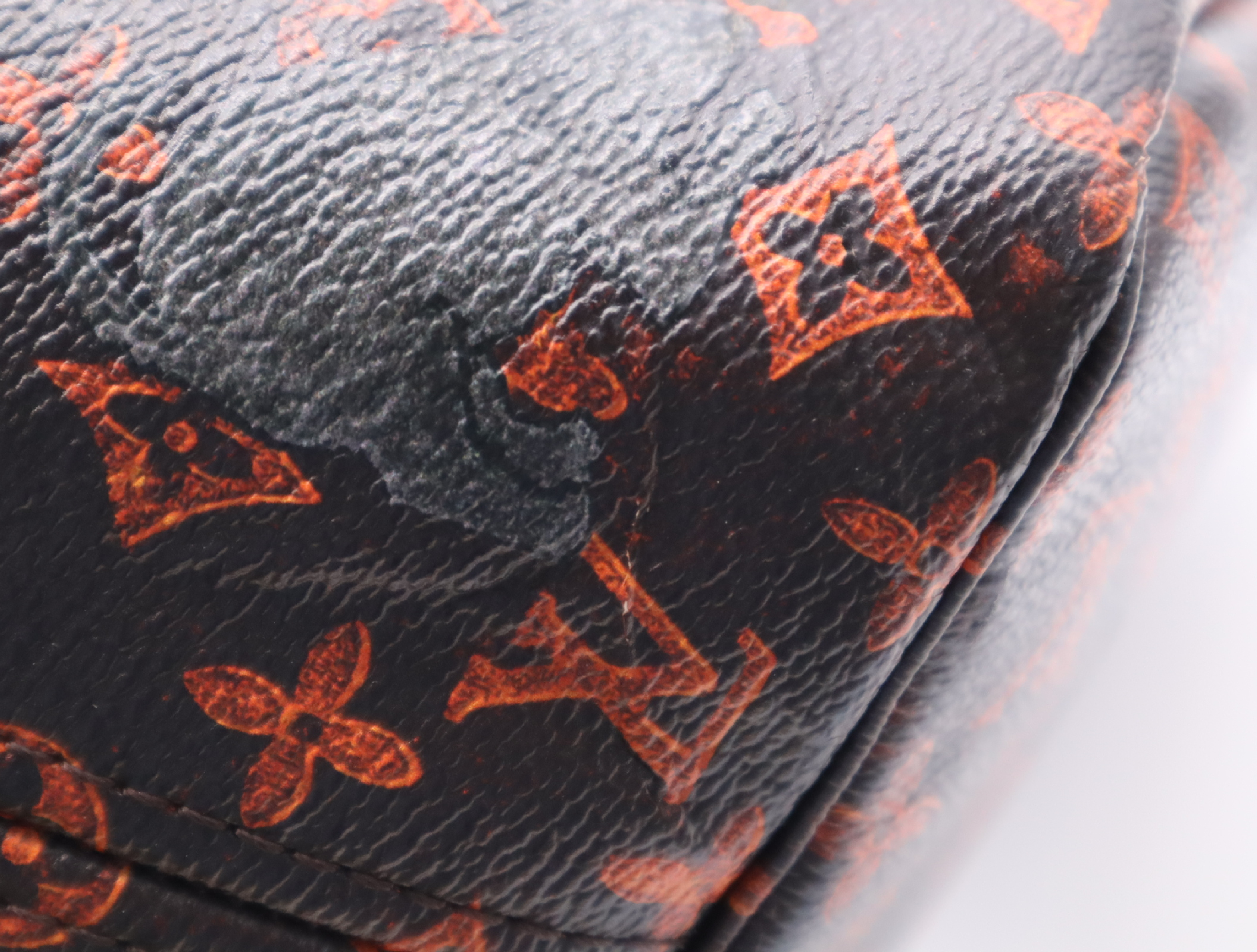M44441 Monogram Neverfull MM Catgram Tote Bag with Pouch — view 14