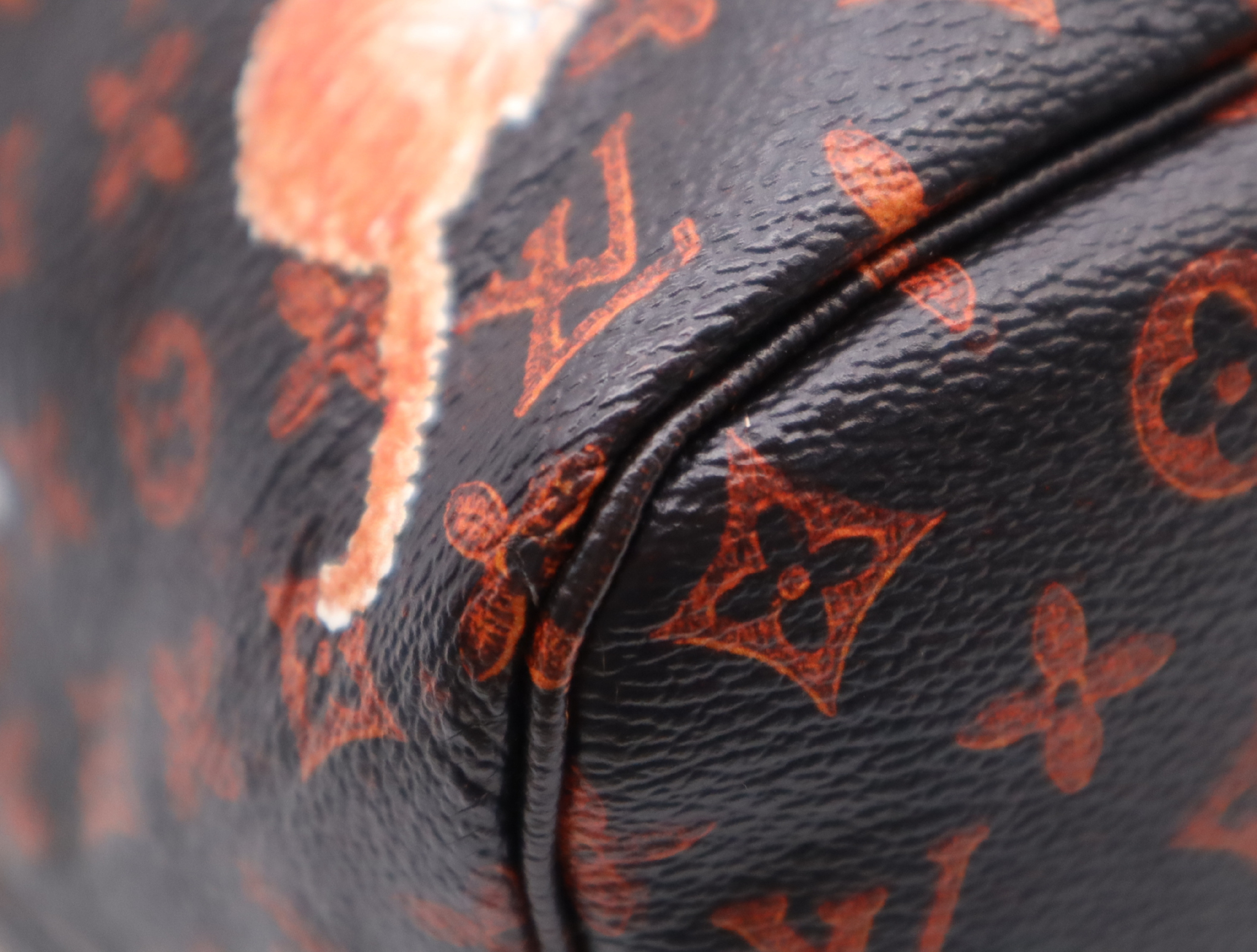 M44441 Monogram Neverfull MM Catgram Tote Bag with Pouch — view 6
