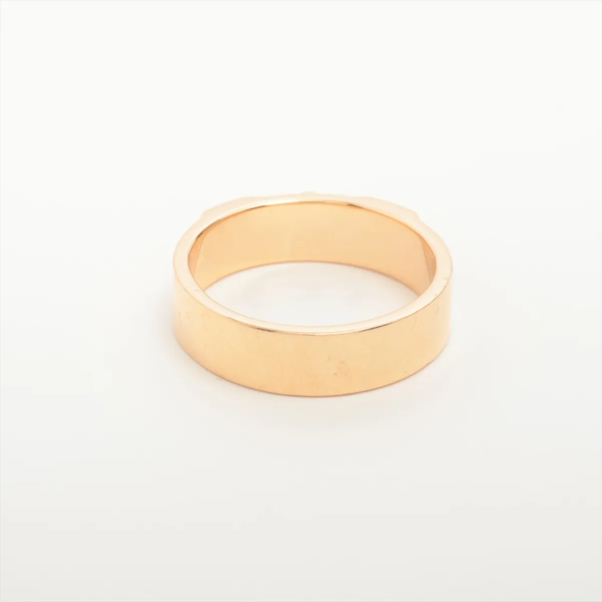 Collier de Chien Ring, 750 (PG), 6.4g, Size 49, Item No. 13AK0003. Features: dents, — view 2