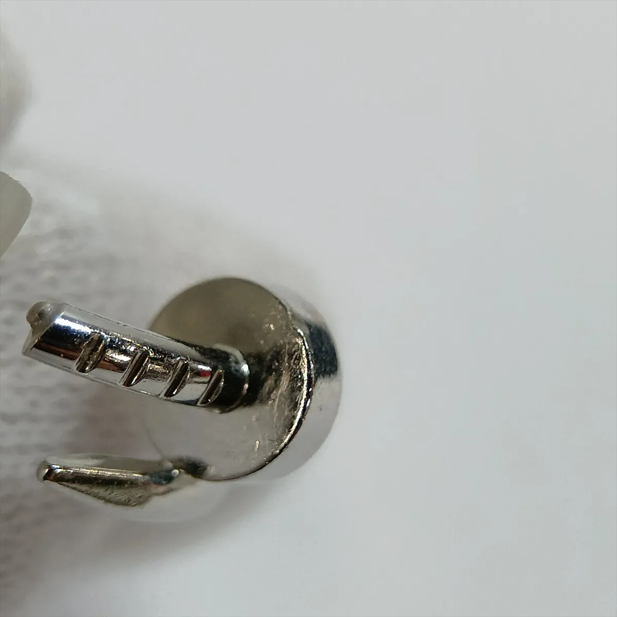Juste un Clou Earrings, 750 (WG) x 18K WG, Total Weight 5.5g, GCE020, Dents, Earring Modification, CRB8301236 — view 8