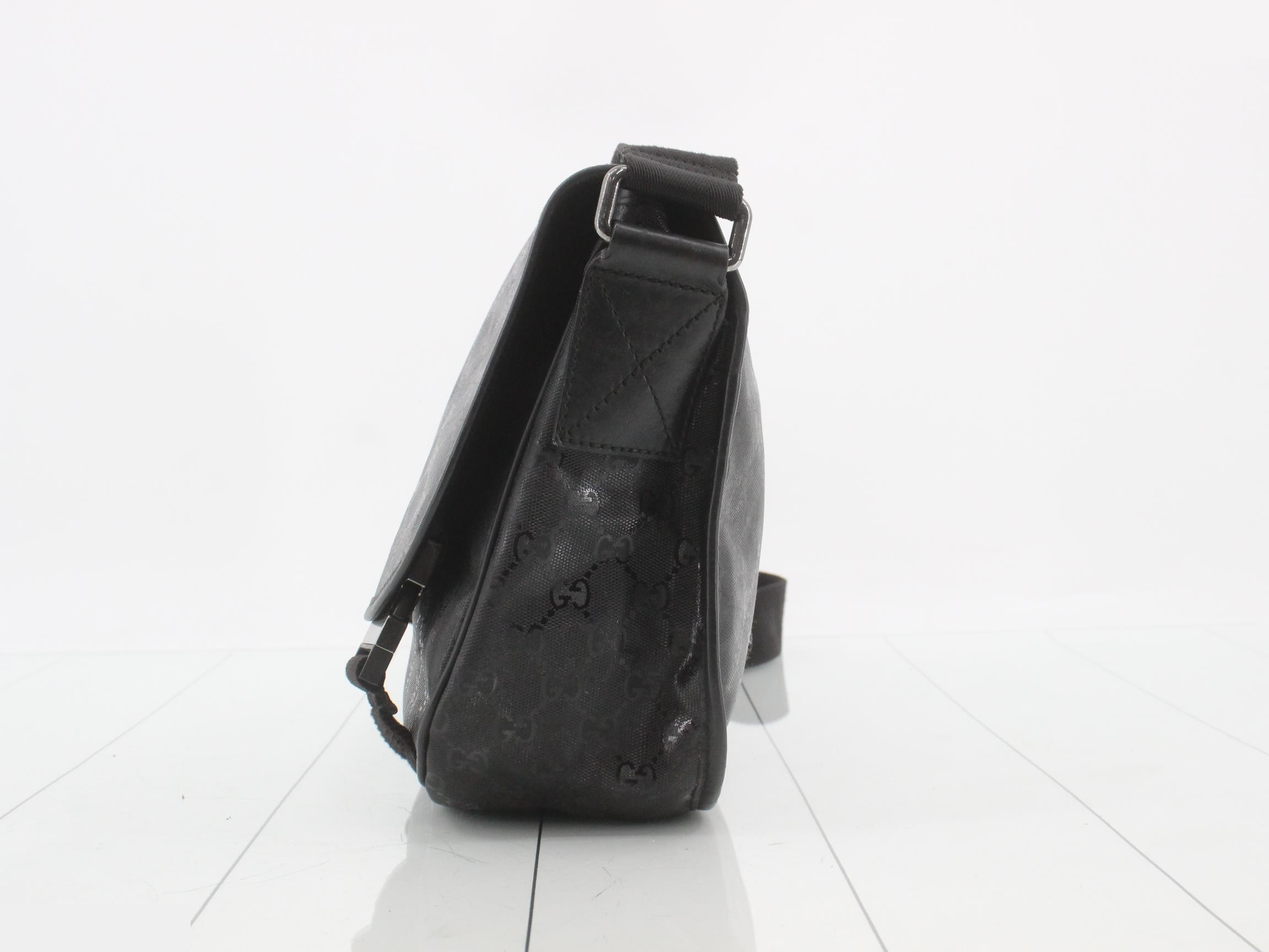GG Imprime Messenger Bag, Black — view 3