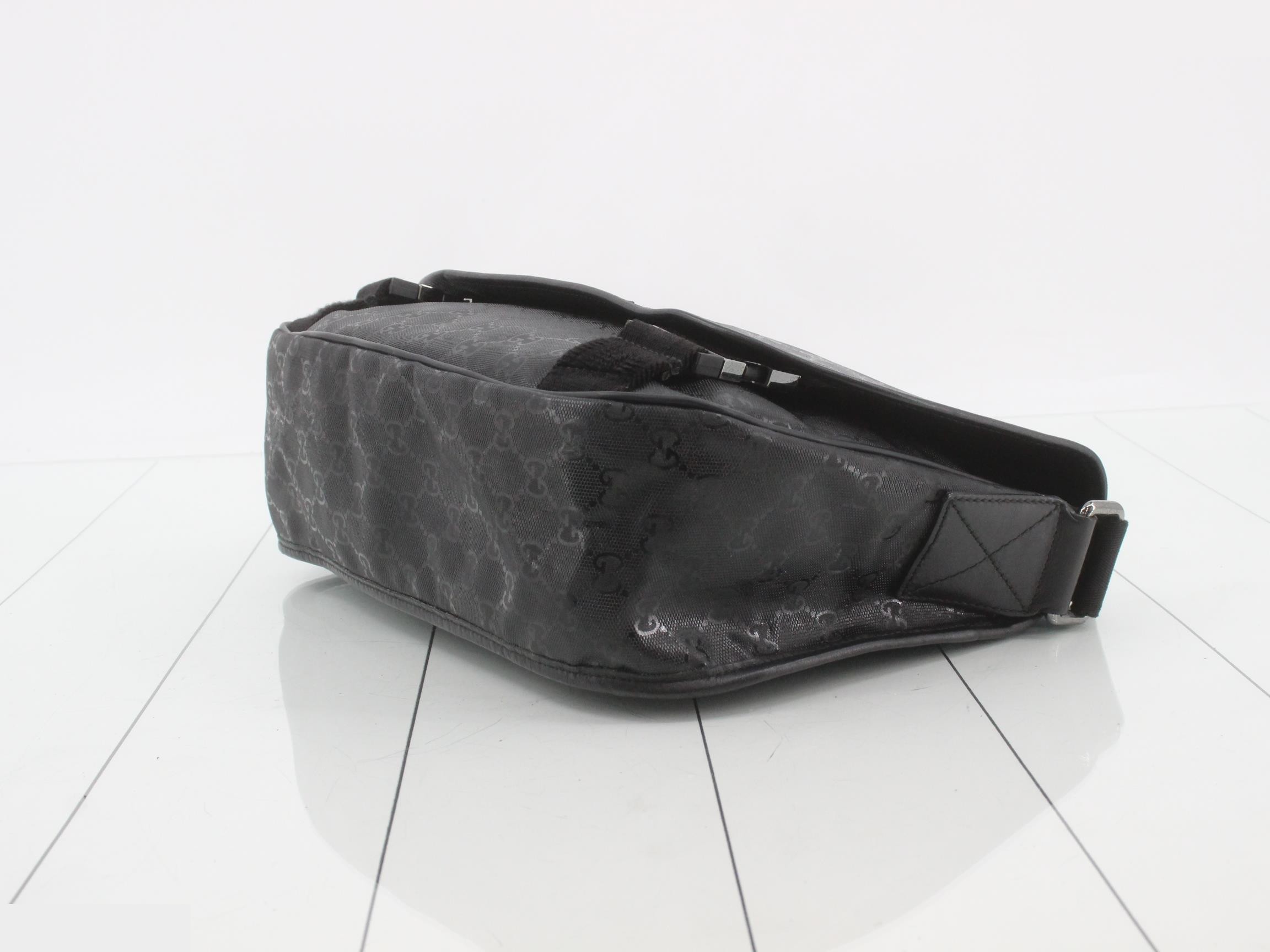 GG Imprime Messenger Bag, Black — view 6