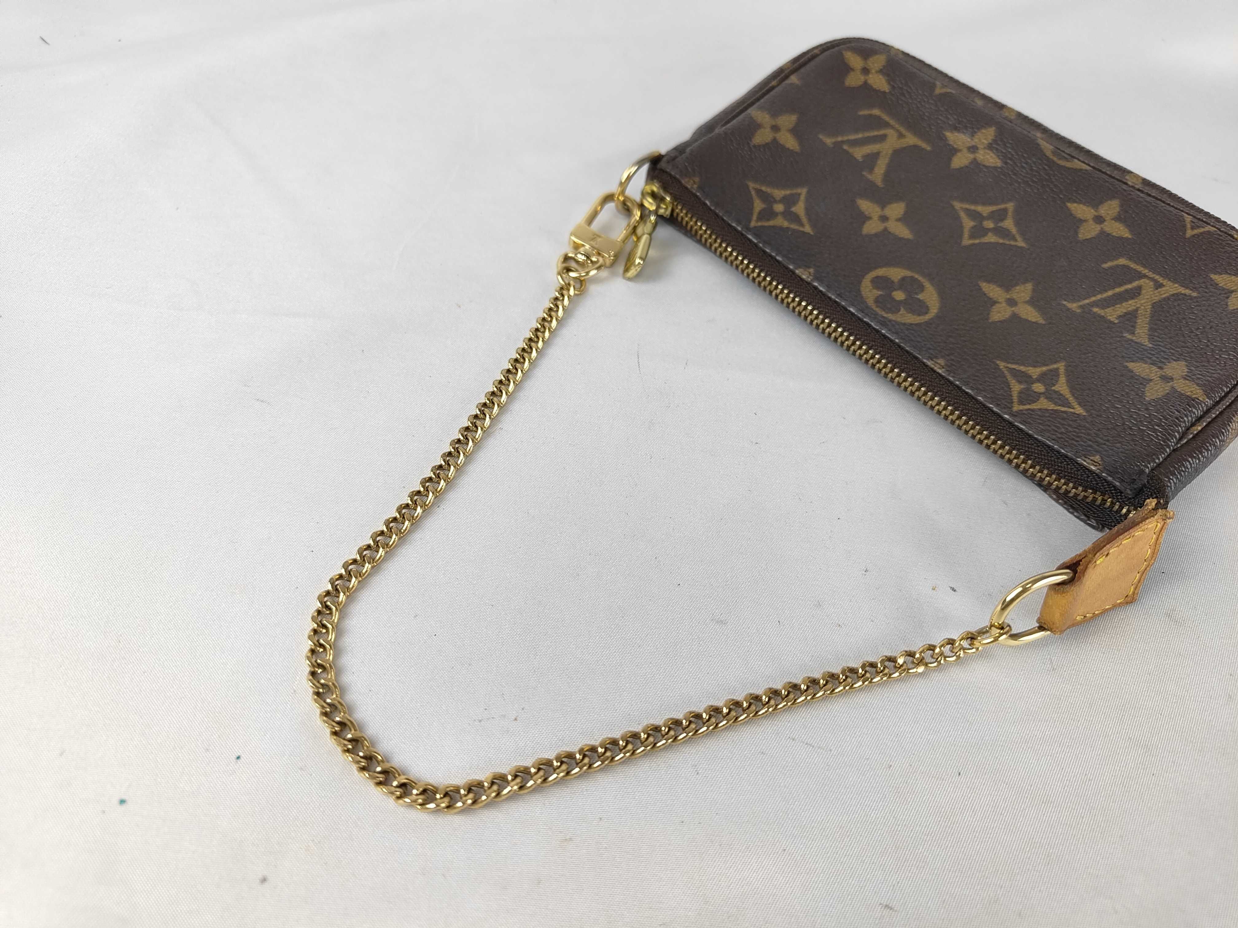 Monogram Mini Pochette Accessoires M58009 FL0055 Brown Pouch — view 3