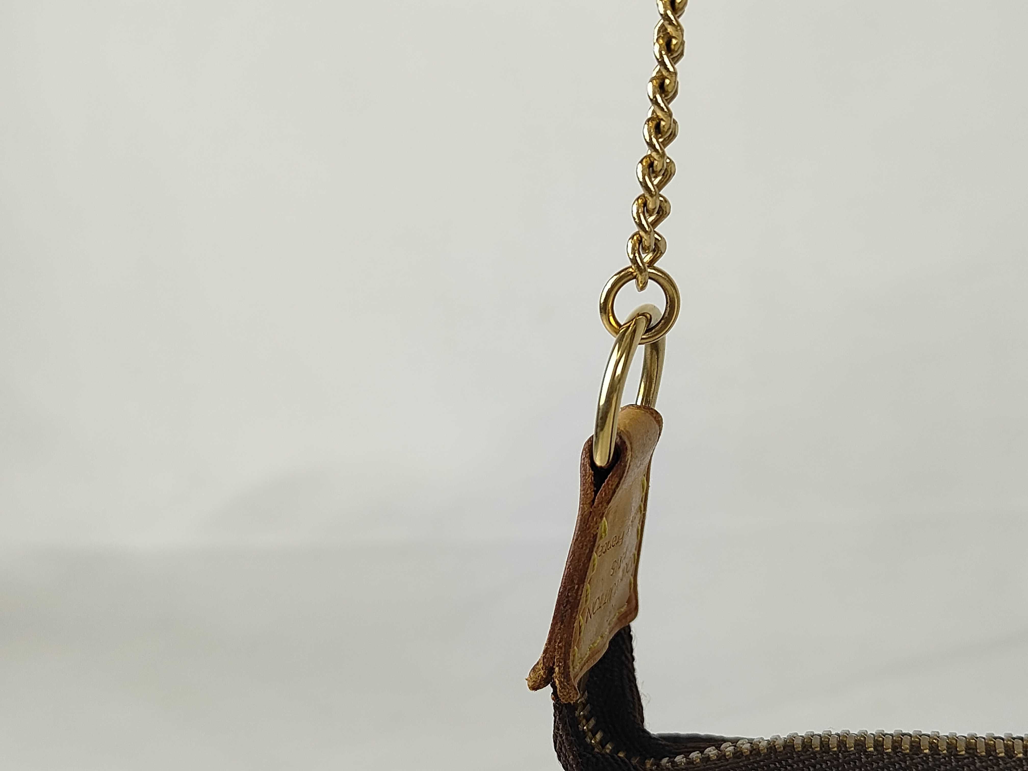 Monogram Mini Pochette Accessoires M58009 FL0055 Brown Pouch — view 5