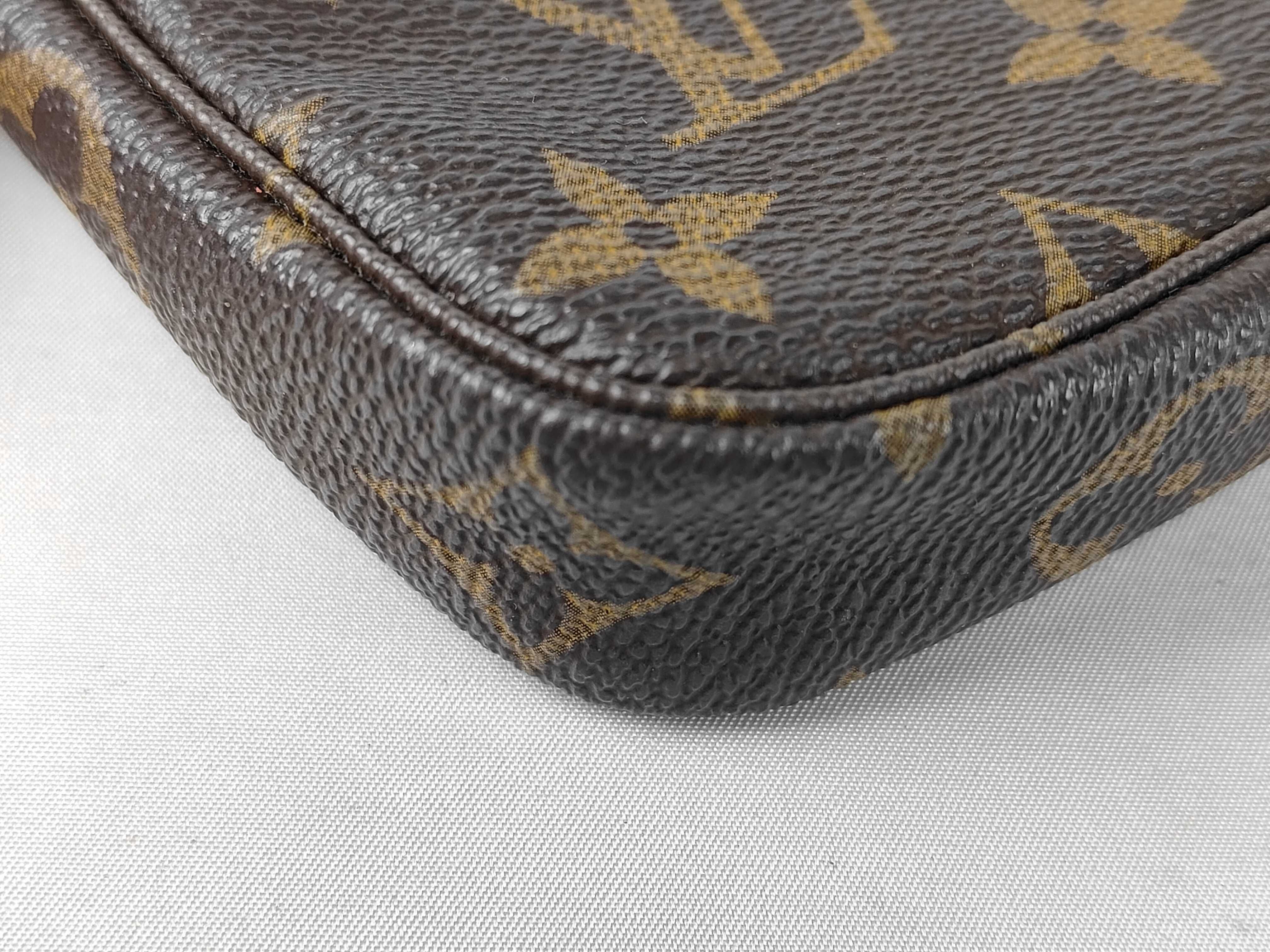 Monogram Mini Pochette Accessoires M58009 FL0055 Brown Pouch — view 8