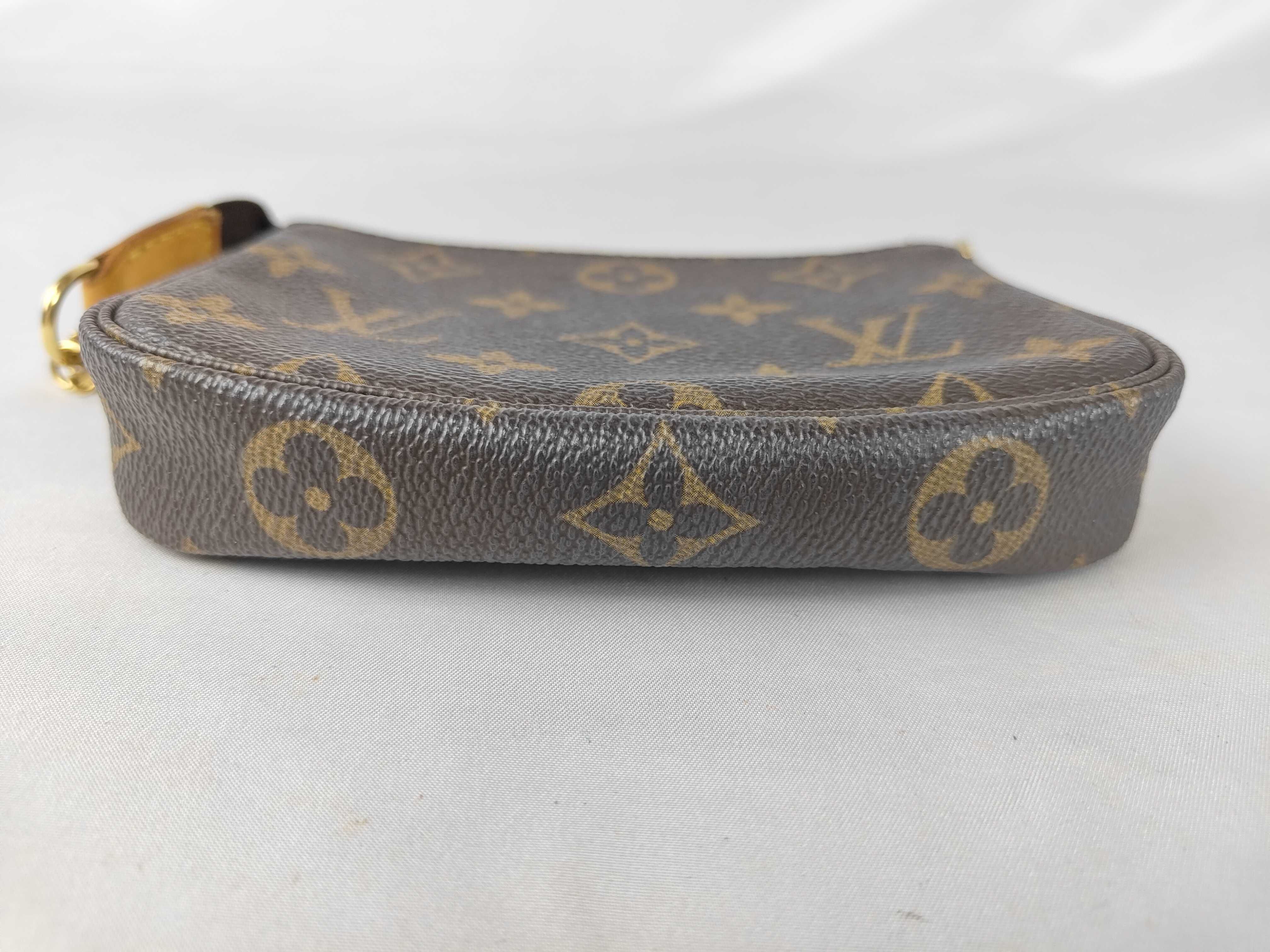 Monogram Mini Pochette Accessoires M58009 FL0055 Brown Pouch — view 9