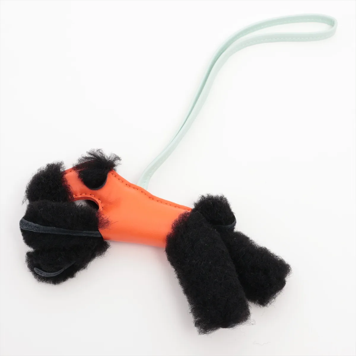 Buddy Charm G: 2026 Charm Agneau Milo Orange x Black