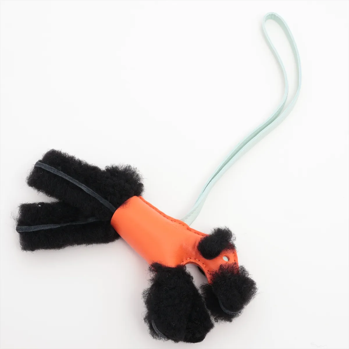 Buddy Charm G: 2026 Charm Agneau Milo Orange x Black — view 2