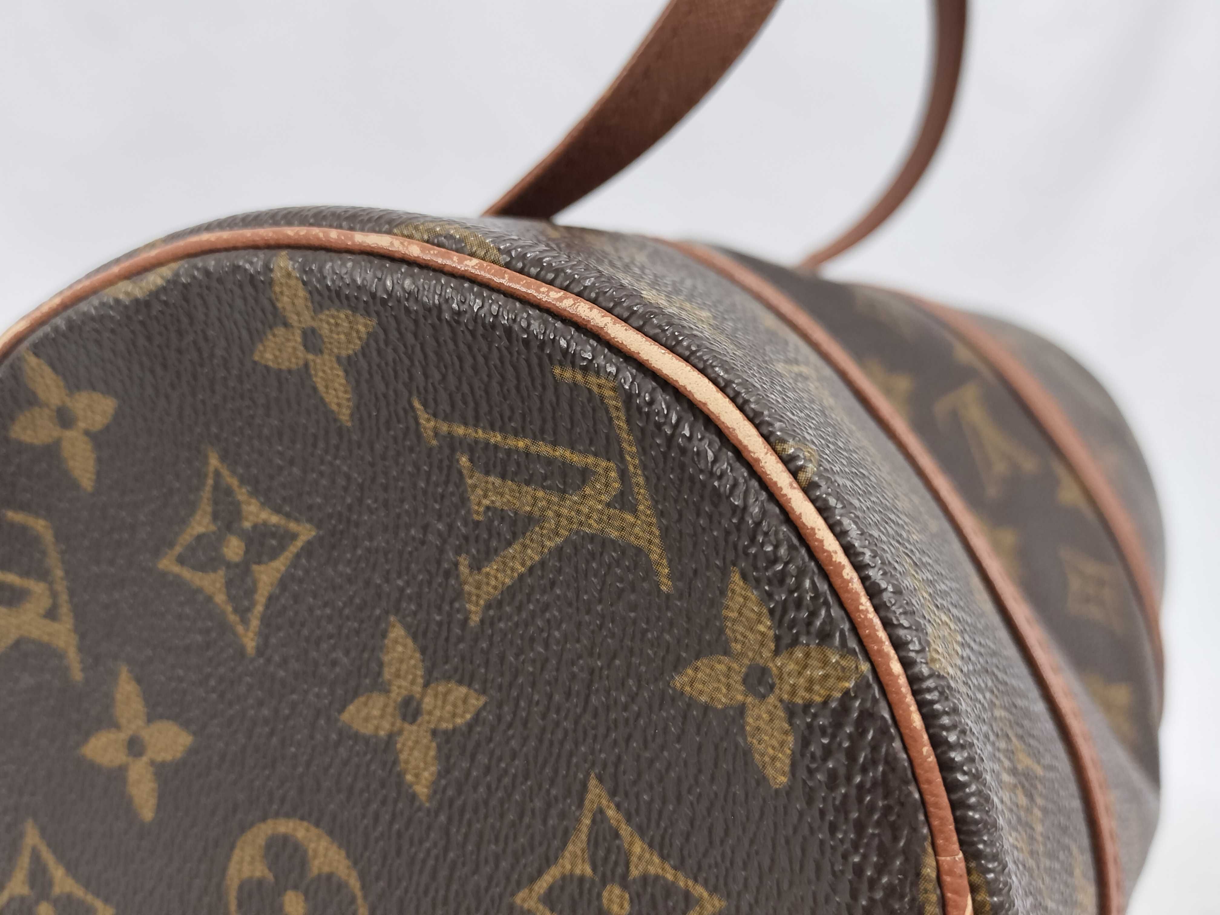 Monogram Papillon 30 M51385 TH0995 Brown Pouch-Type Handbag — view 14