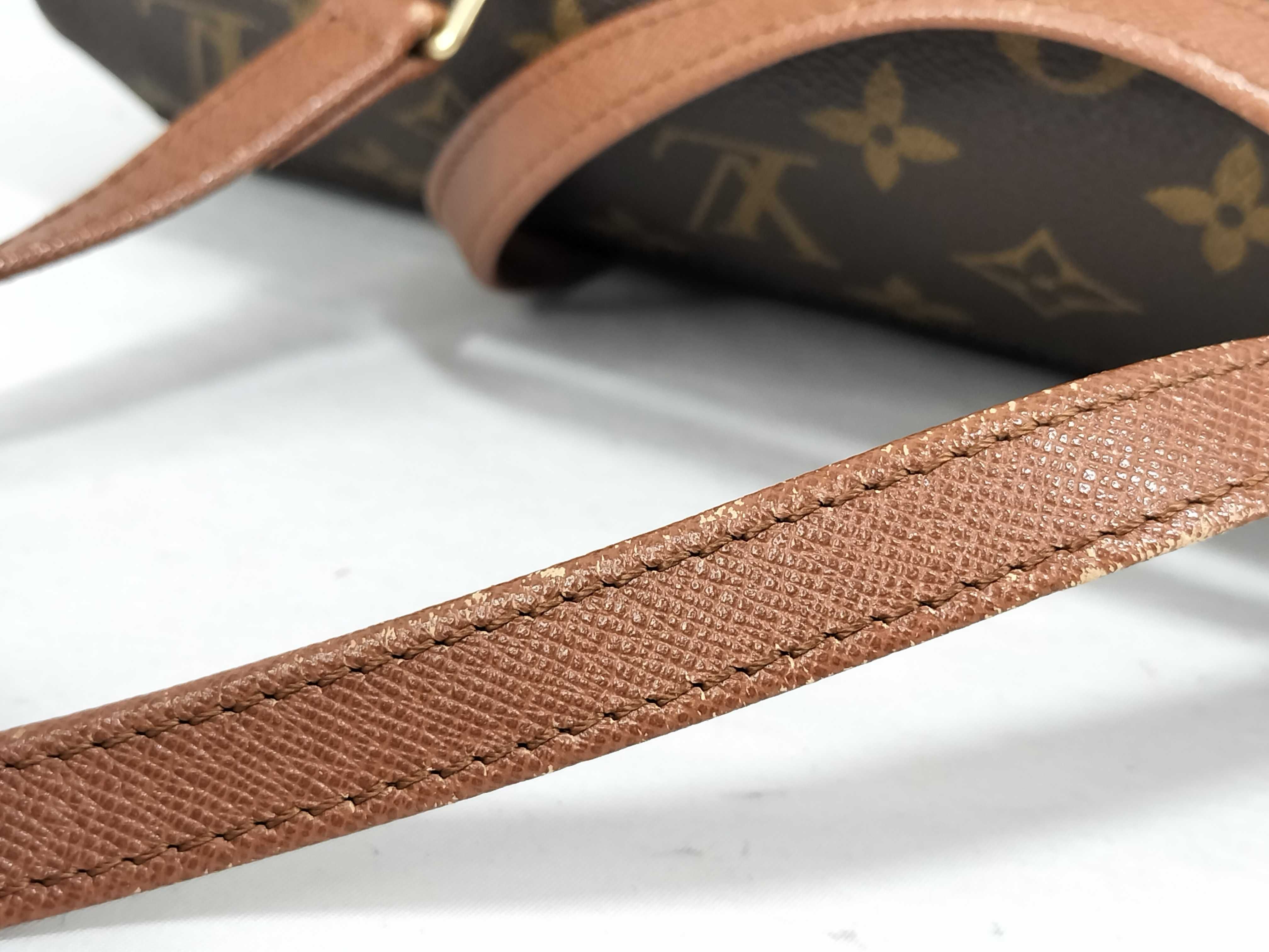 Monogram Papillon 30 M51385 TH0995 Brown Pouch-Type Handbag — view 4