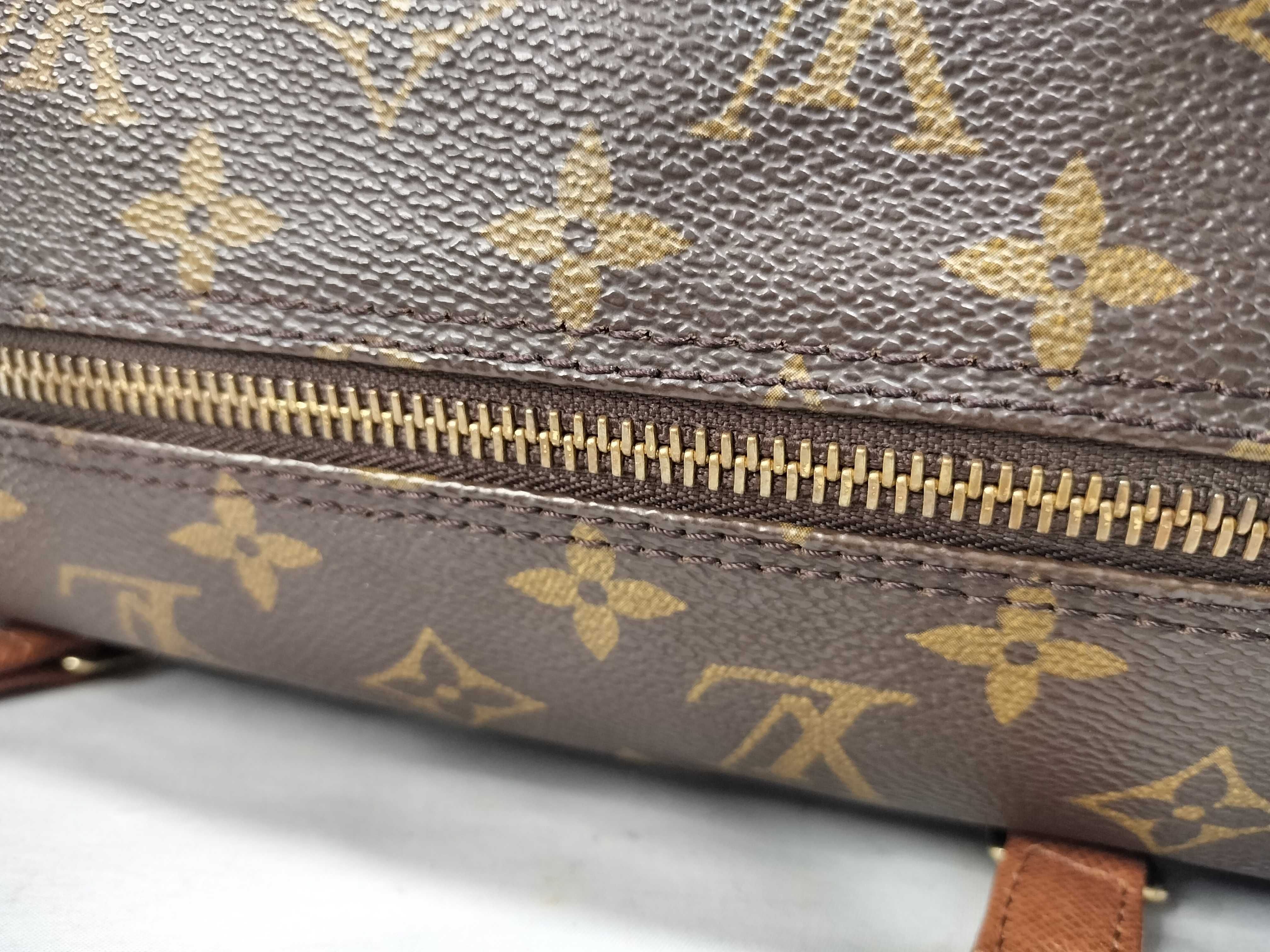 Monogram Papillon 30 M51385 TH0995 Brown Pouch-Type Handbag — view 6