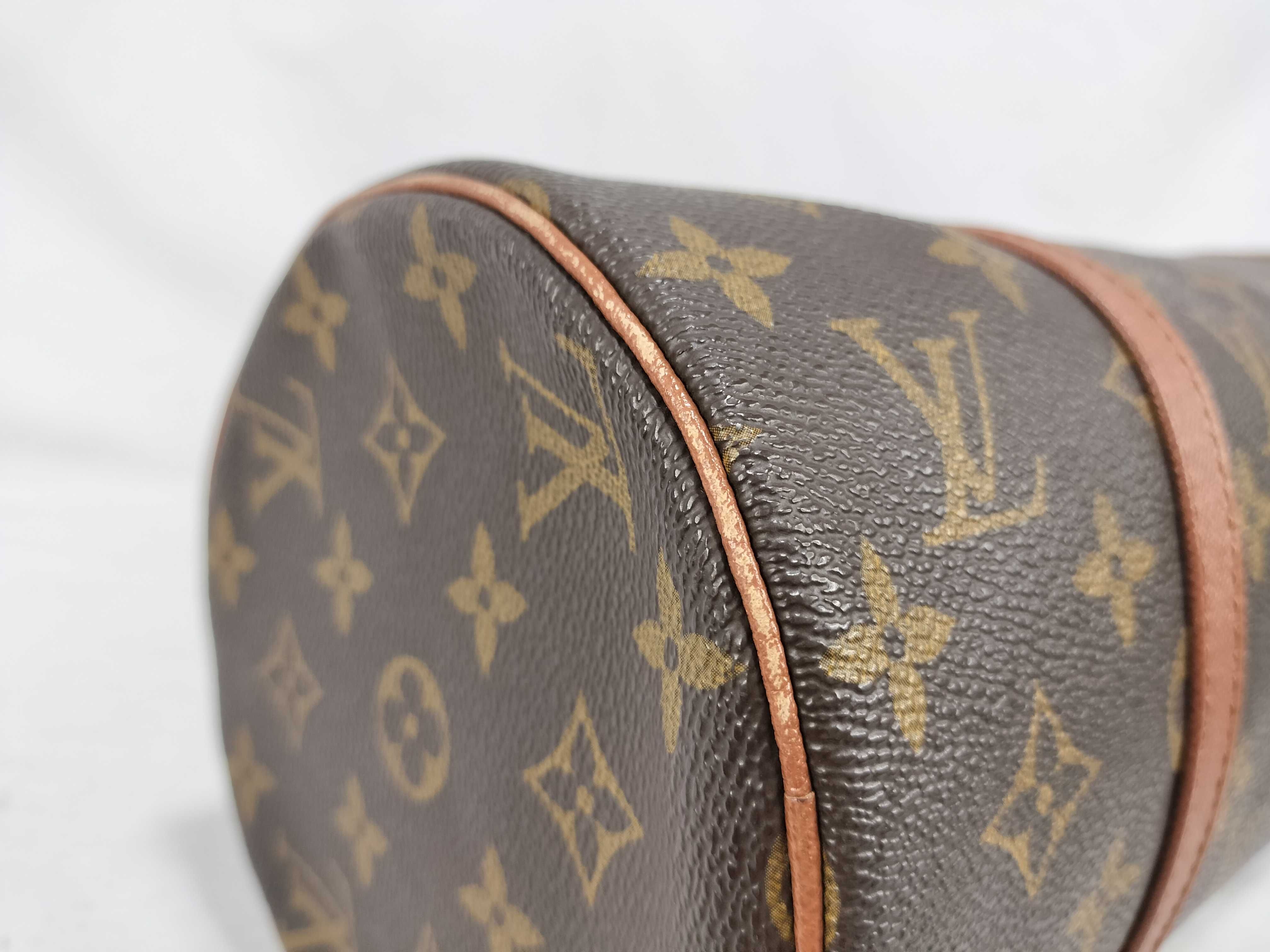 Monogram Papillon 30 M51385 TH0995 Brown Pouch-Type Handbag — view 7