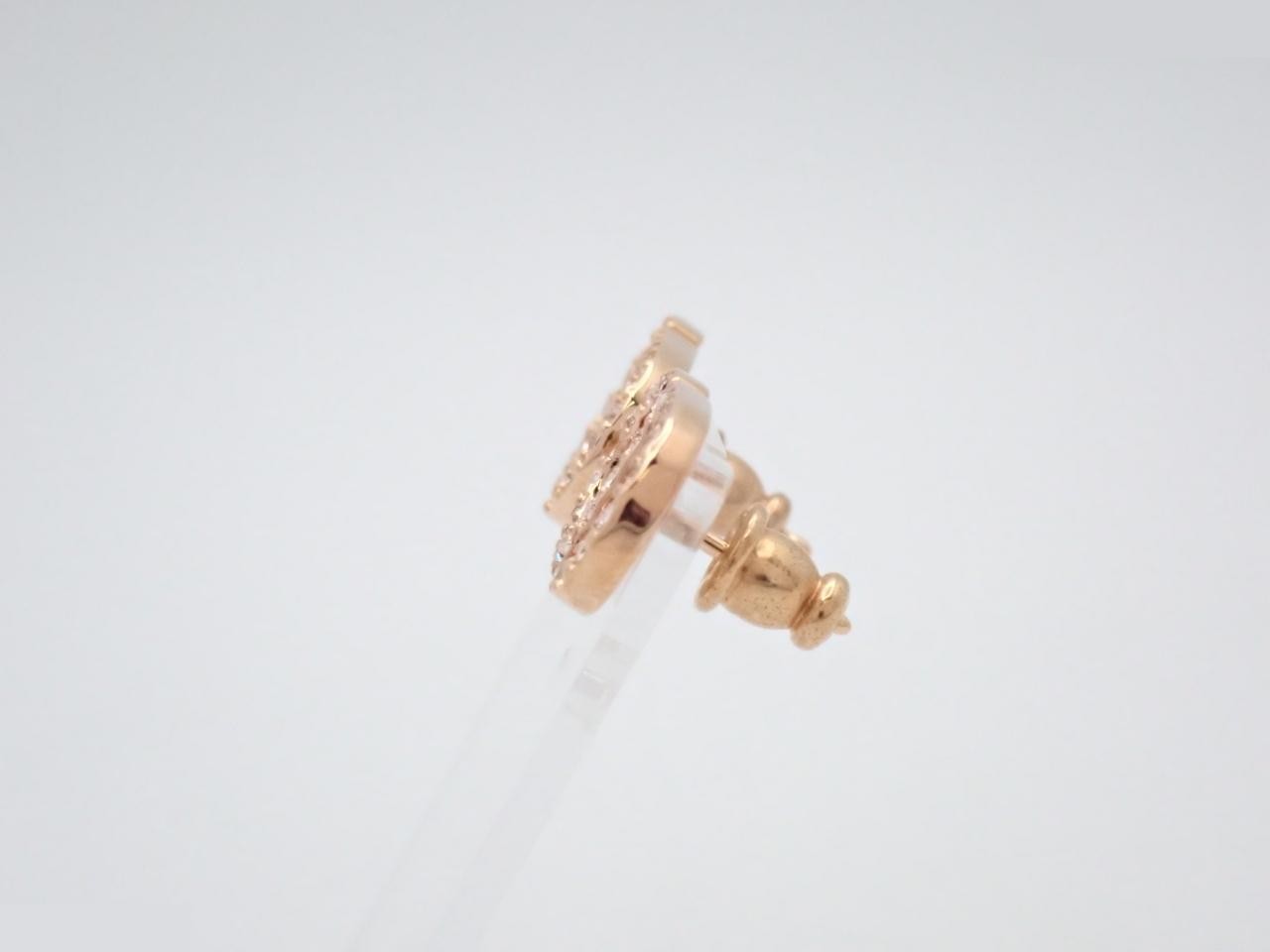 Gold earrings — view 3