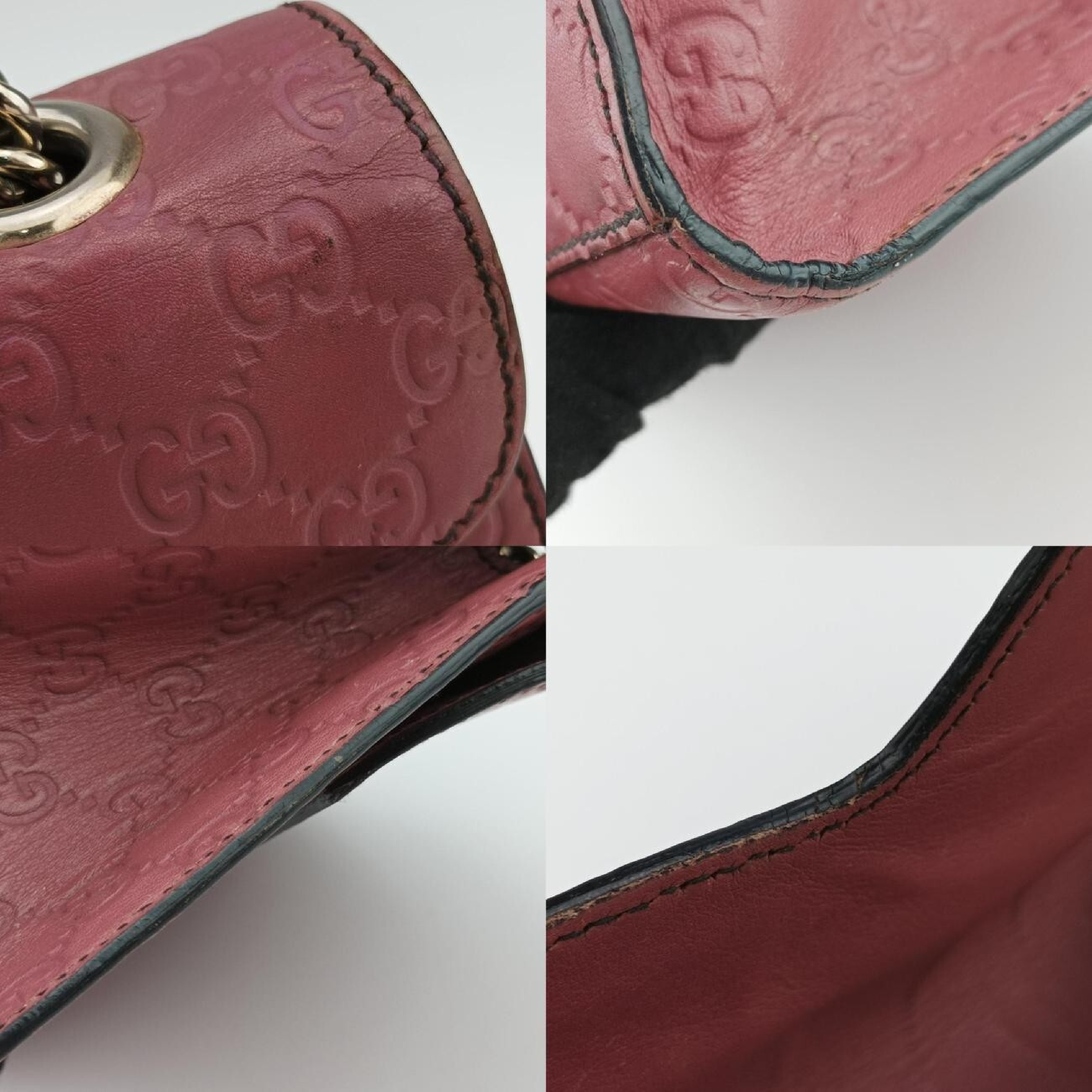 Emily Pink Leather Shoulder Bag (Serial Number Unknown) 295402 — view 11