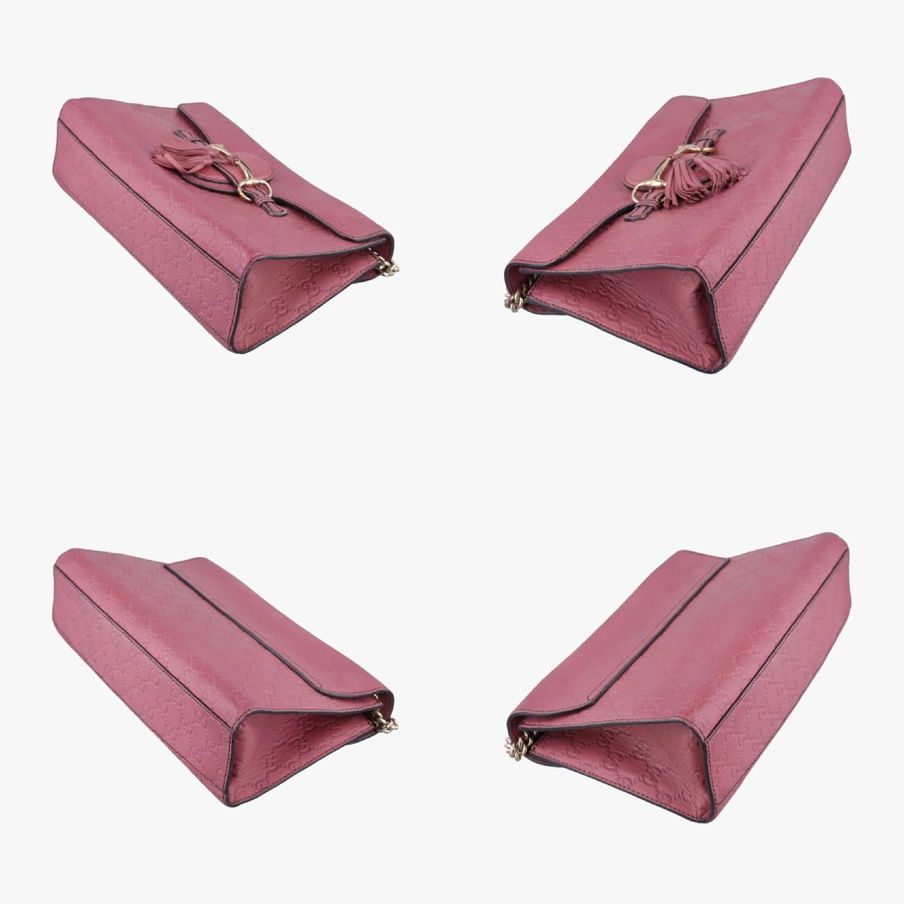 Emily Pink Leather Shoulder Bag (Serial Number Unknown) 295402 — view 4