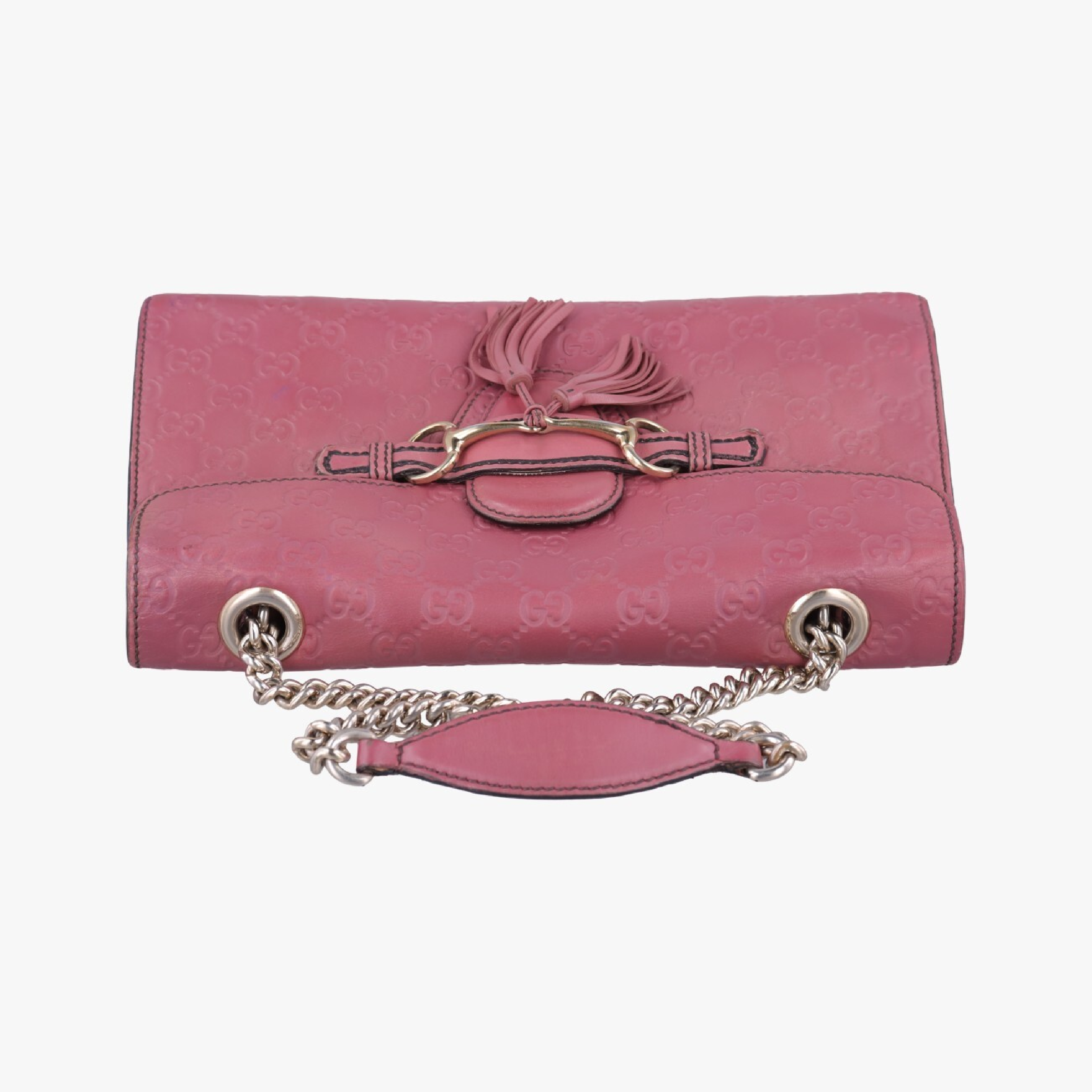 Emily Pink Leather Shoulder Bag (Serial Number Unknown) 295402 — view 5