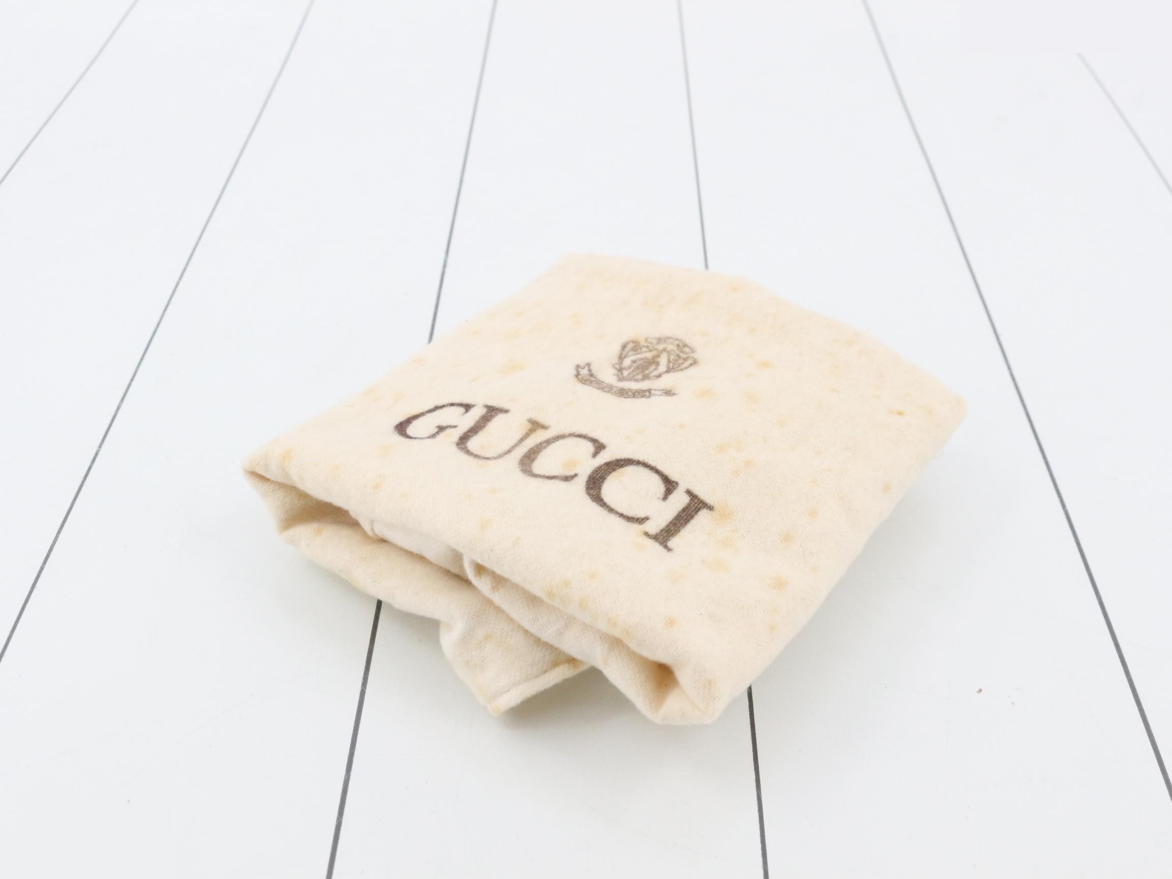Small leather top-handle bag with interlocking G logo. — view 7