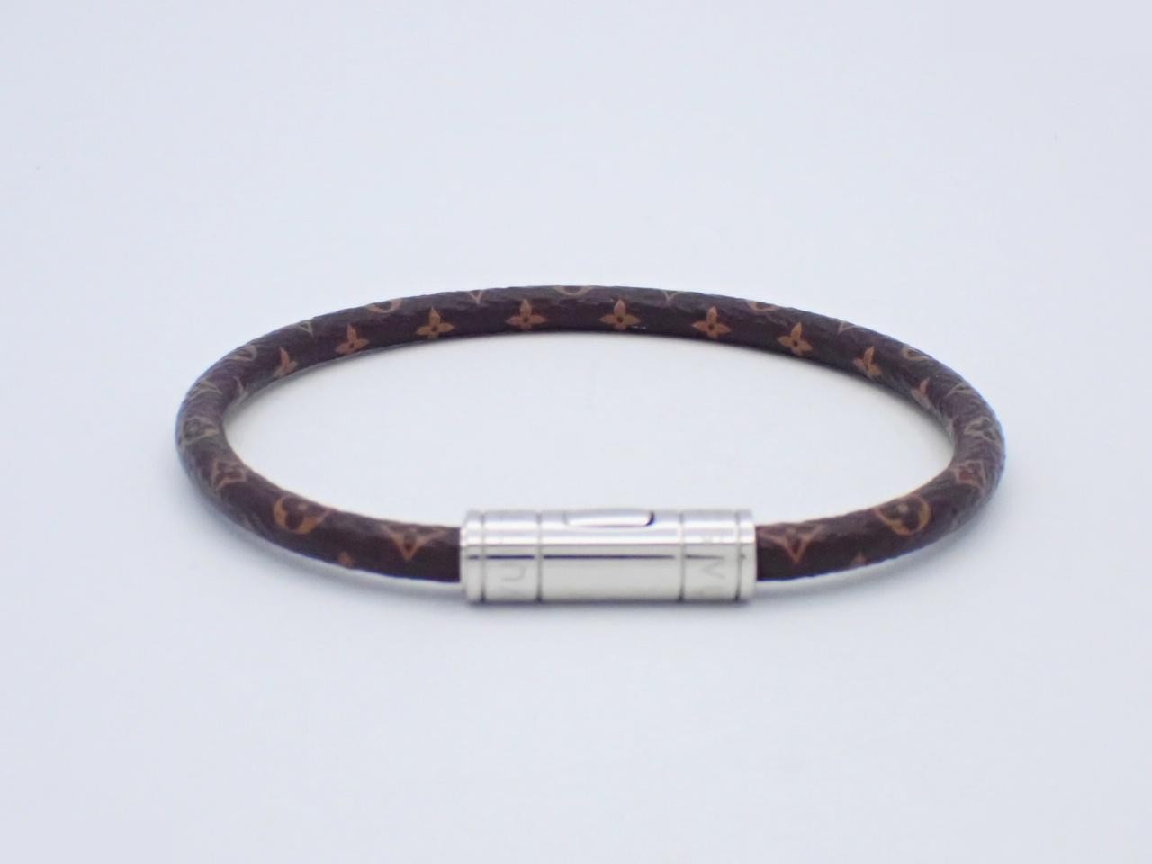 M4025D Keep It Bangle Monogram Brown Wrist Circumference 20cm — view 2