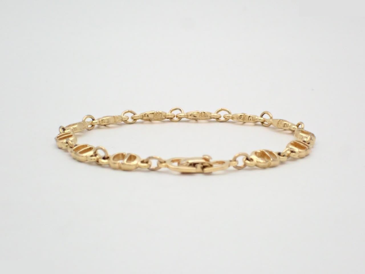 CD bracelet gold color arm circumference approx. 18.5cm — view 2