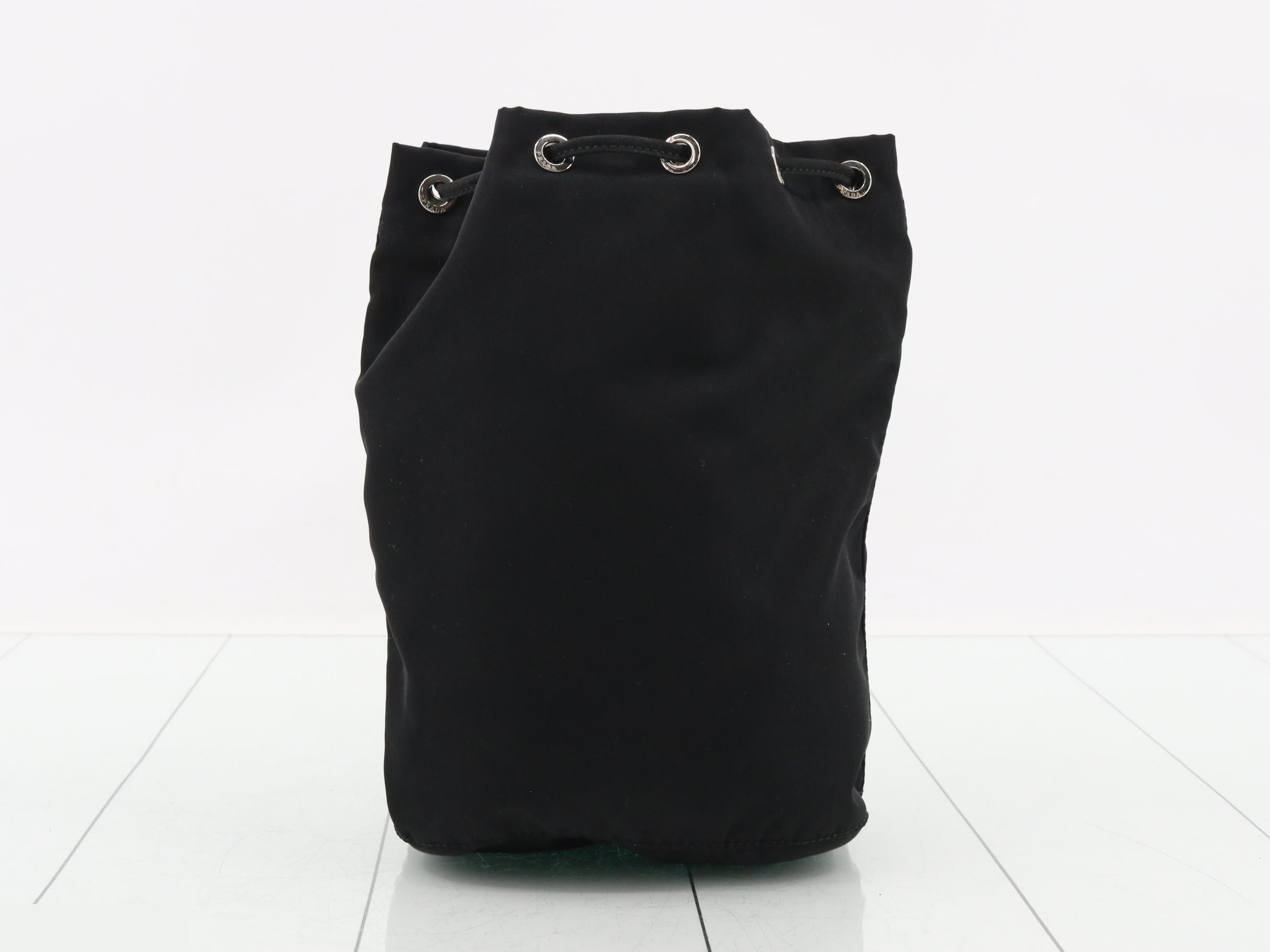 Tessuto Nylon Drawstring Bag — view 2