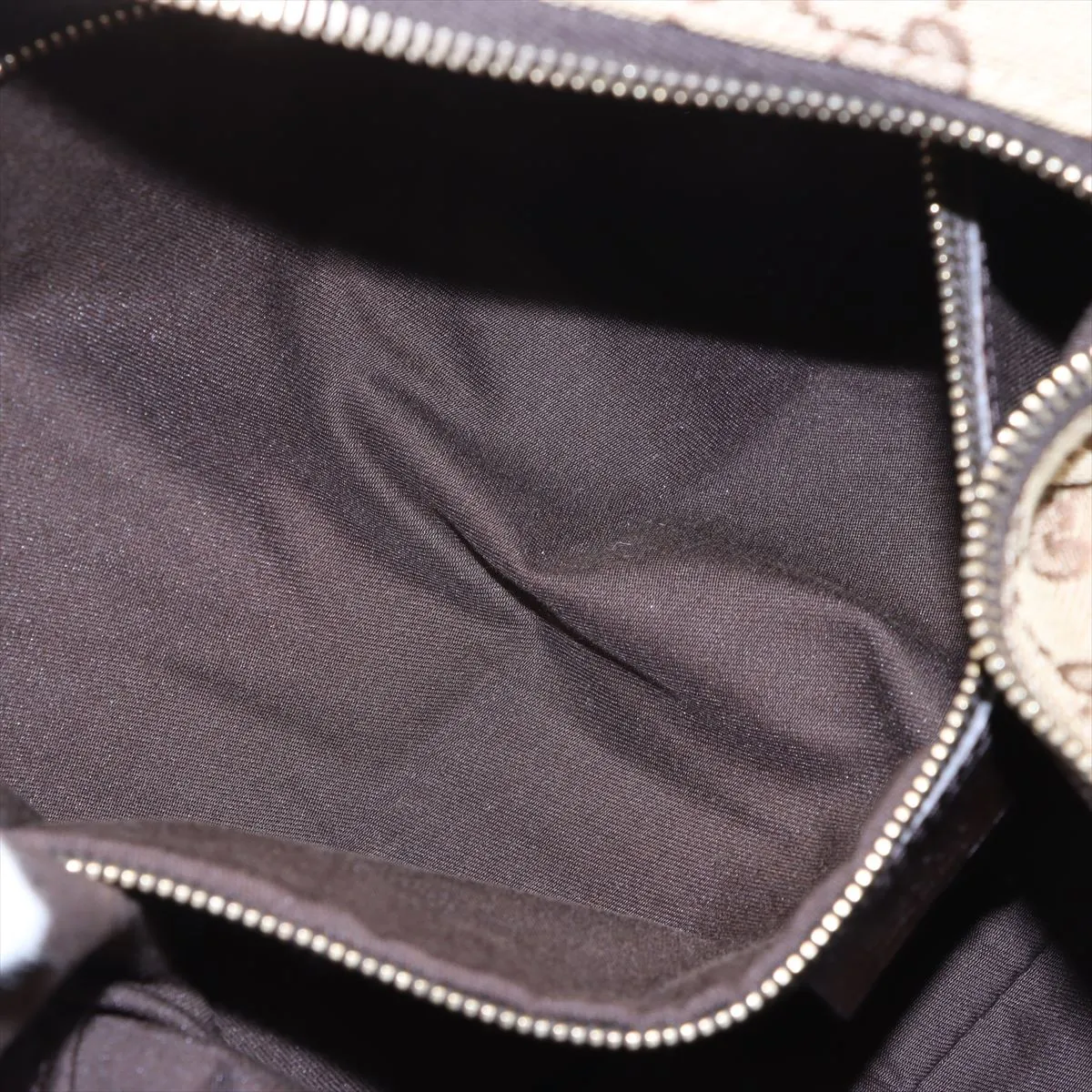 GG Canvas x Leather Shoulder Bag Beige 115867 — view 8