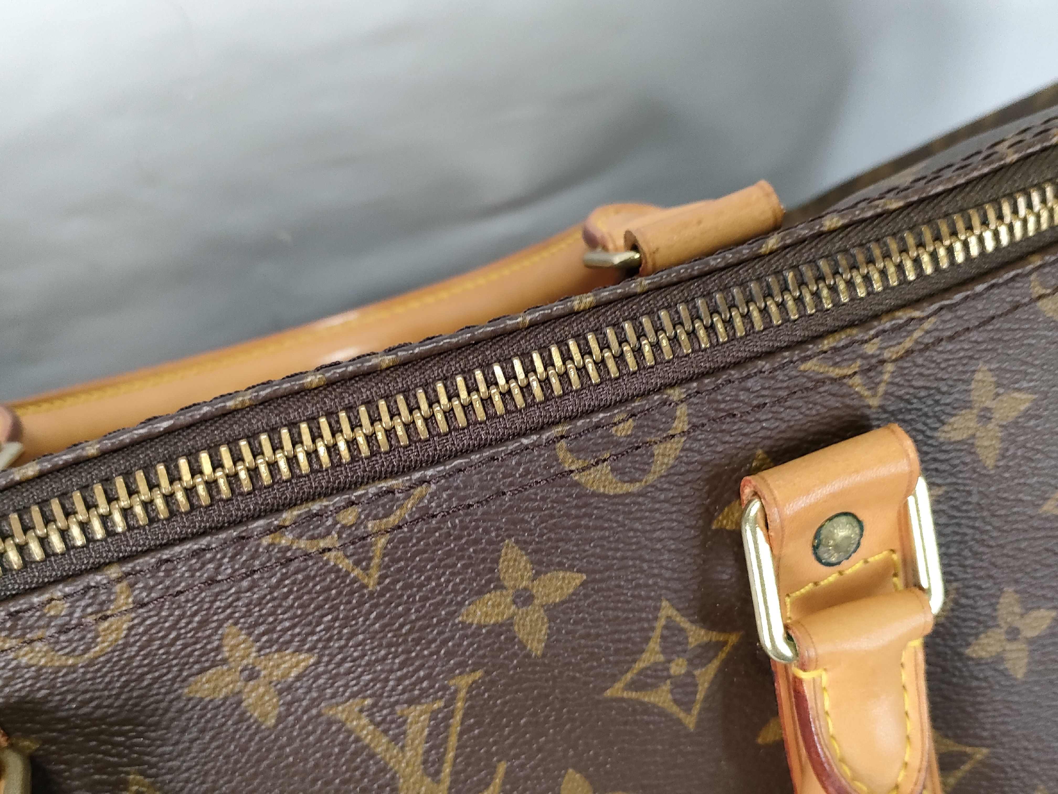 Monogram Vuitton Keepall Bandoulière 55 Boston Bag — view 11