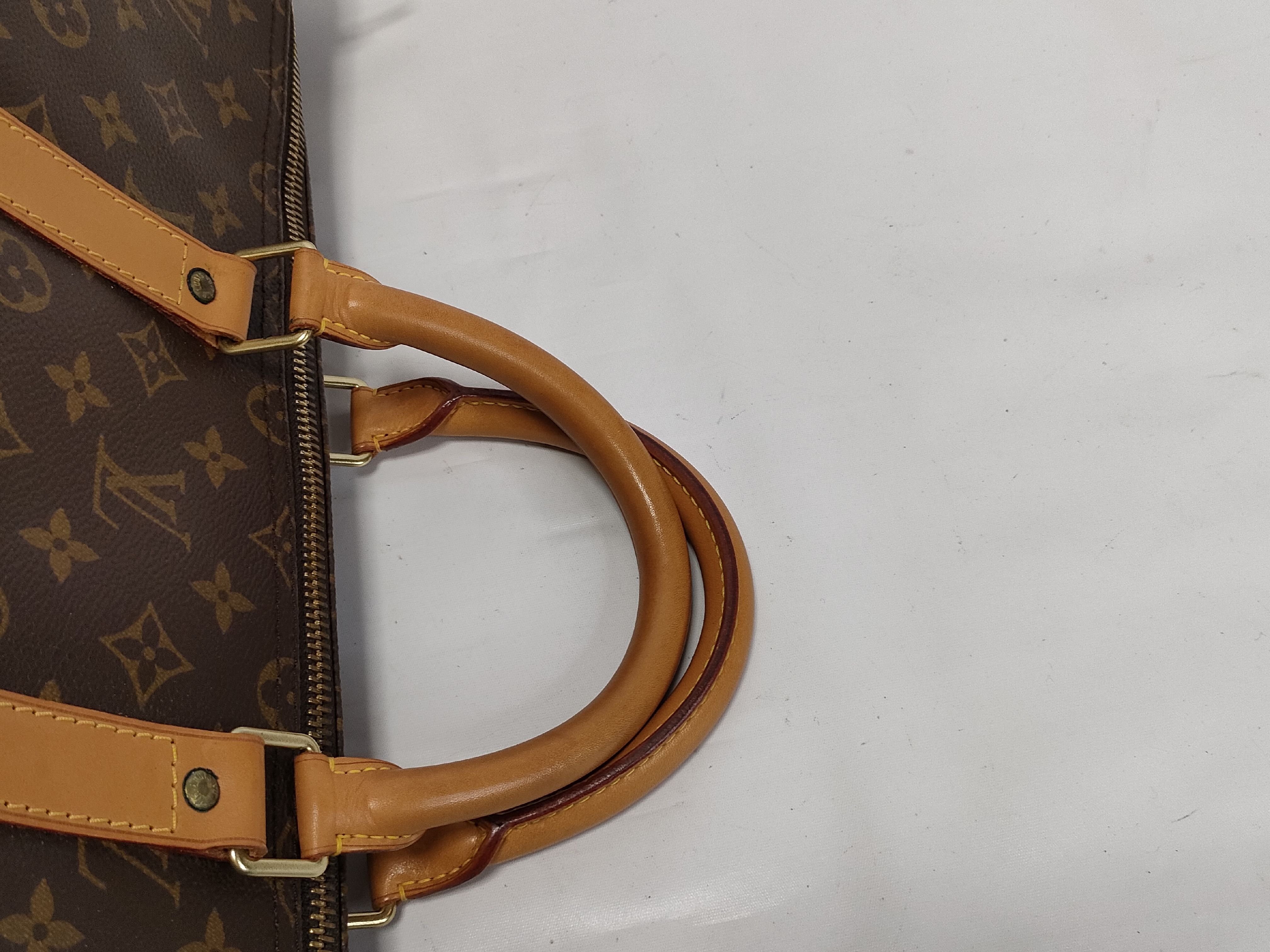 Monogram Vuitton Keepall Bandoulière 55 Boston Bag — view 3