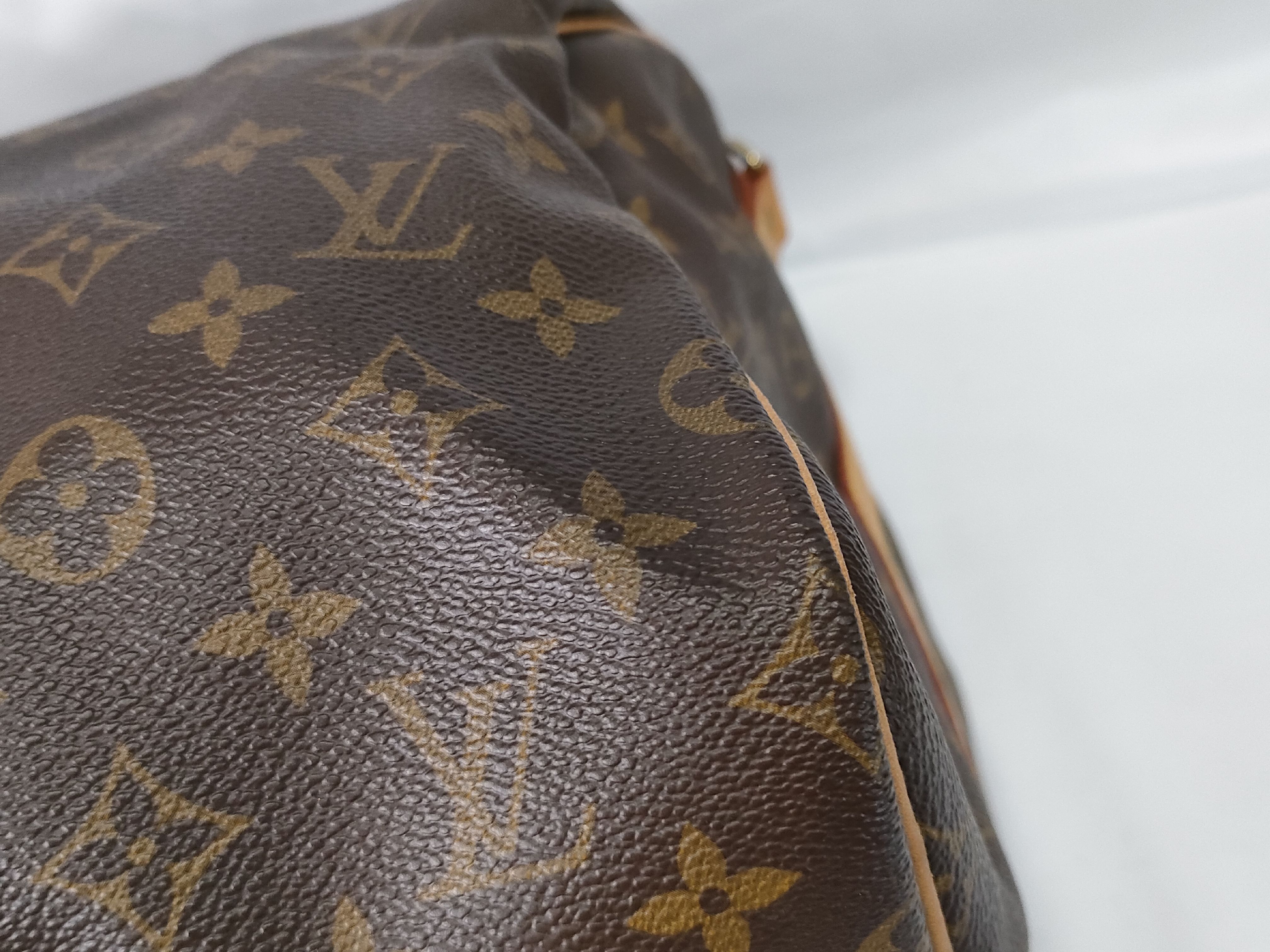 Monogram Vuitton Keepall Bandoulière 55 Boston Bag — view 6