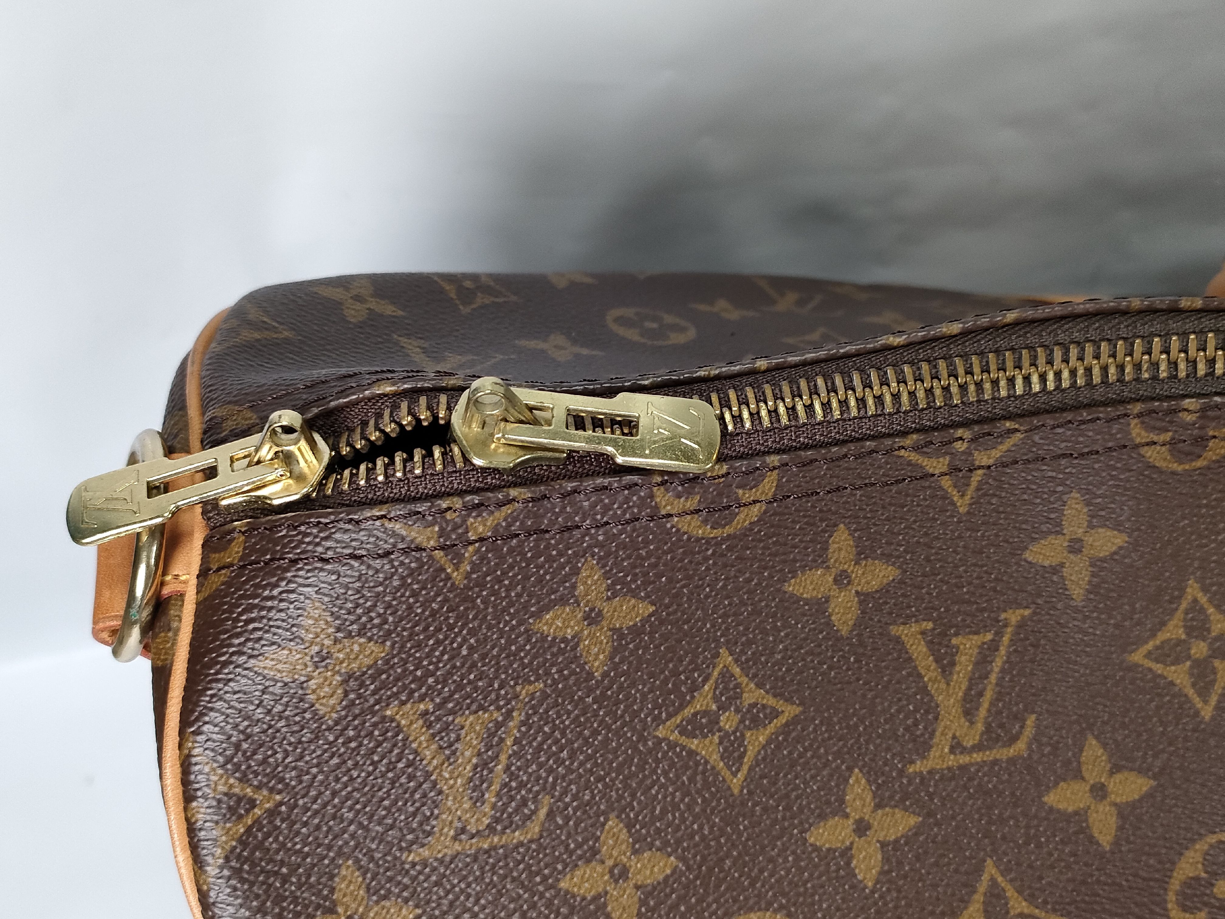 Monogram Vuitton Keepall Bandoulière 55 Boston Bag — view 10