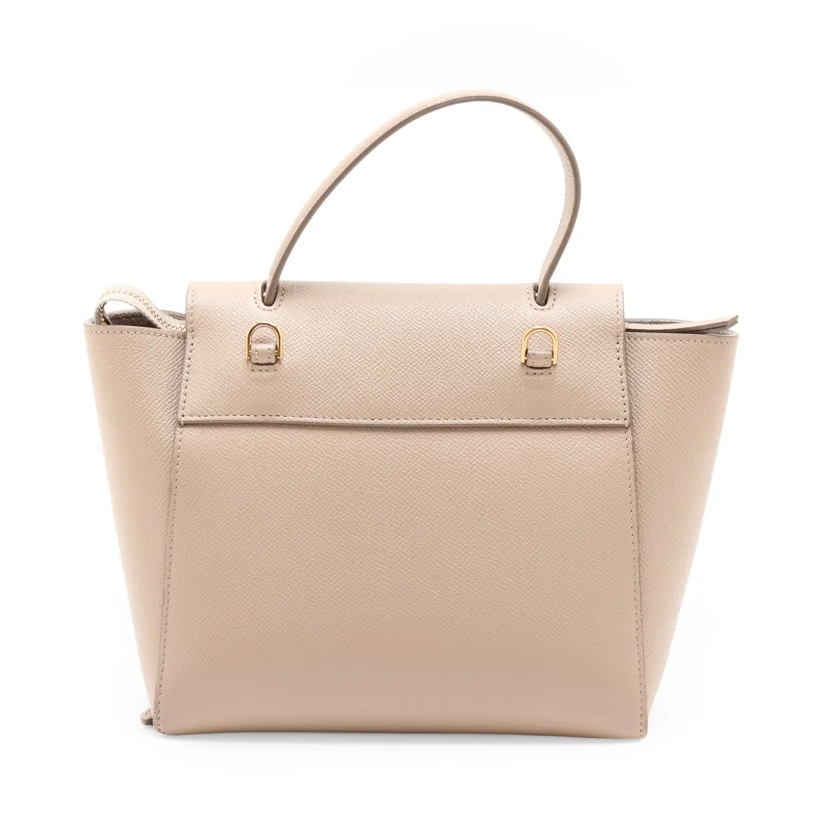 Belt Bag Nano Leather 2-Way Handbag Beige — view 2