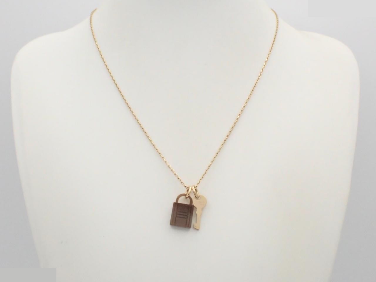 Cadena/Key Motif Necklace, 4.8g, Chain approx. 50cm — view 3