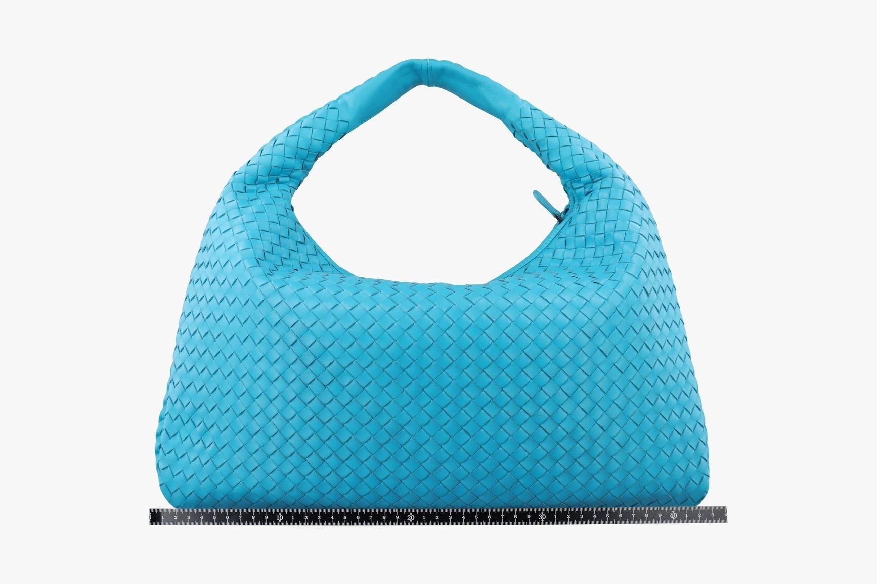 Intrecciato lambskin blue — view 2