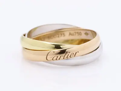 Au750 Trinity Ring 52 4.9g