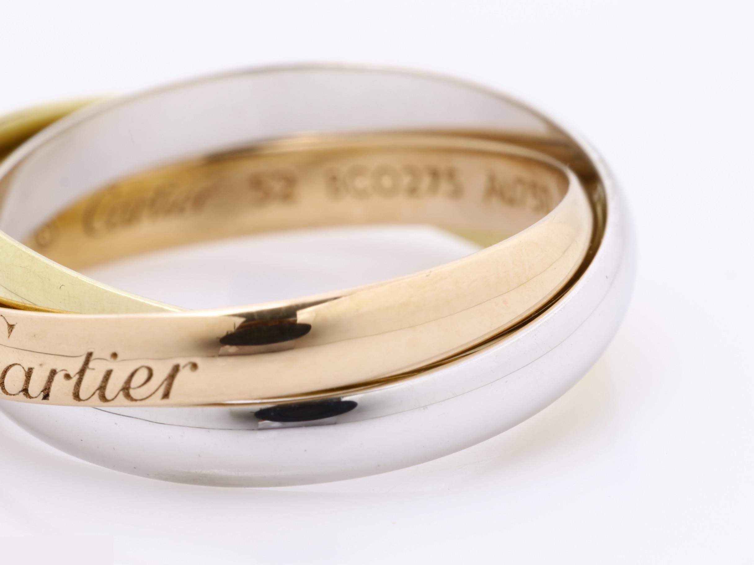 Au750 Trinity Ring 52 4.9g — view 3