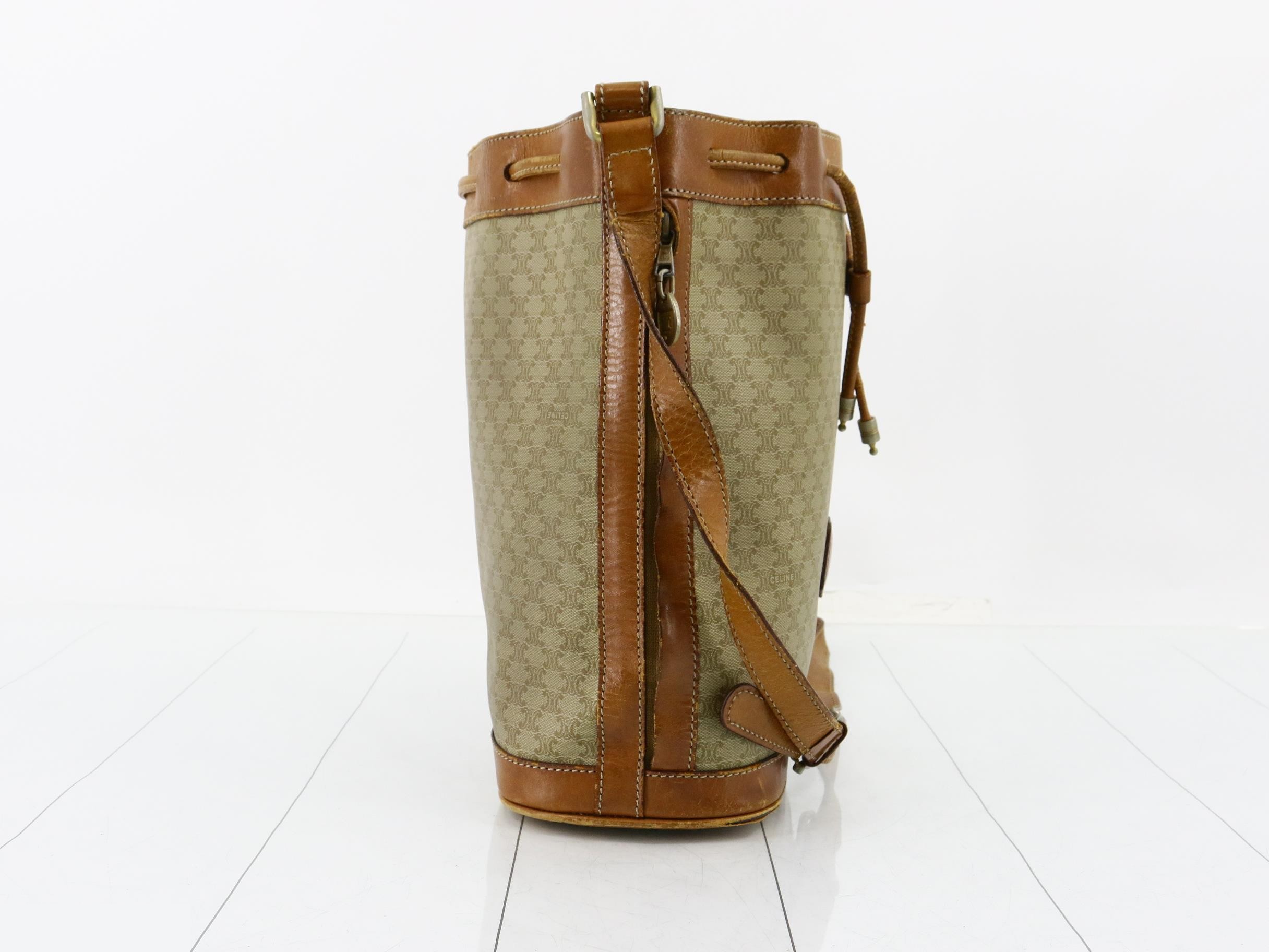 Drawstring bag/shoulder bag - Macadam — view 4